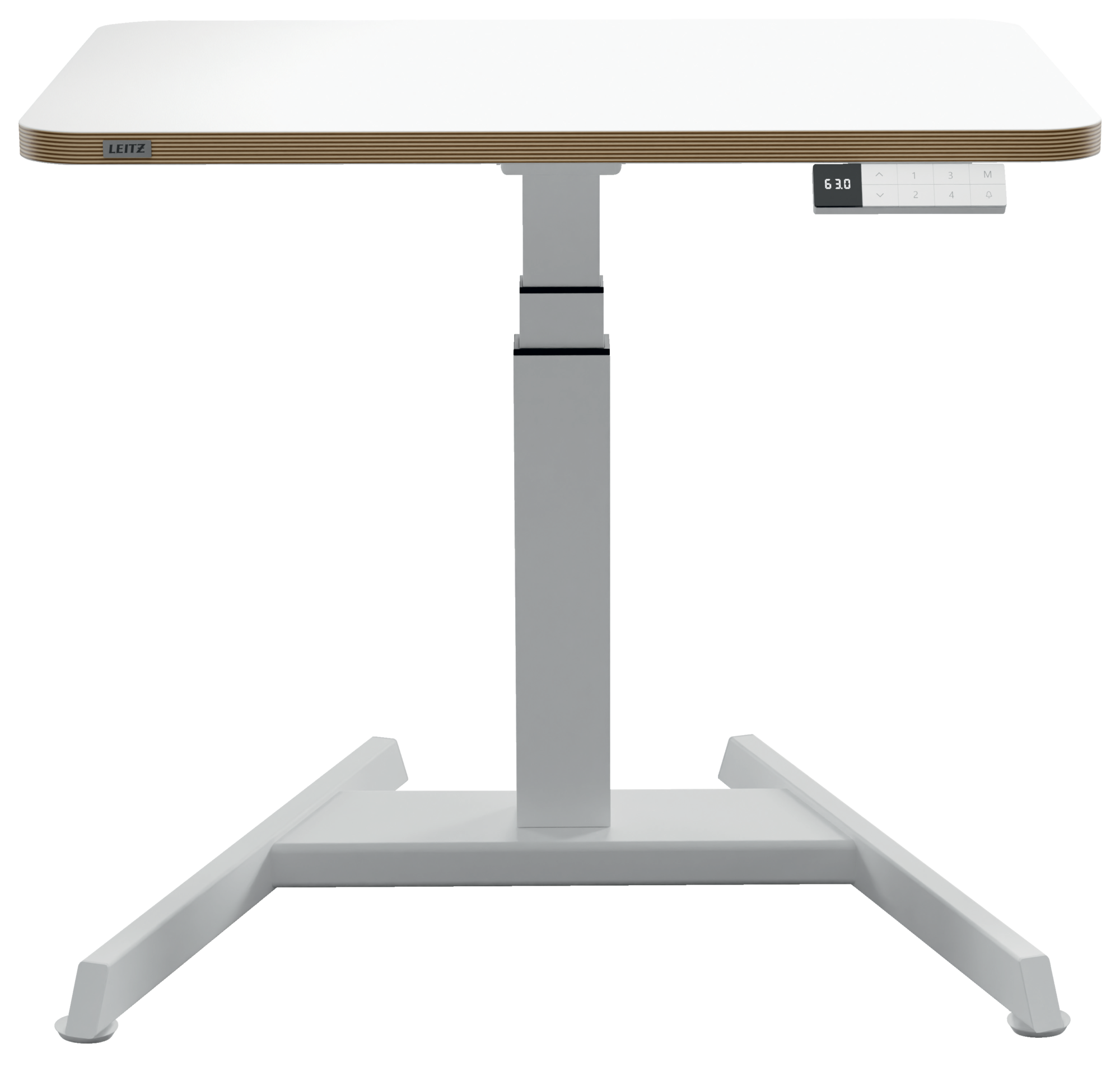 Bureau elektrisch Zit-Sta 80x60 cm wit