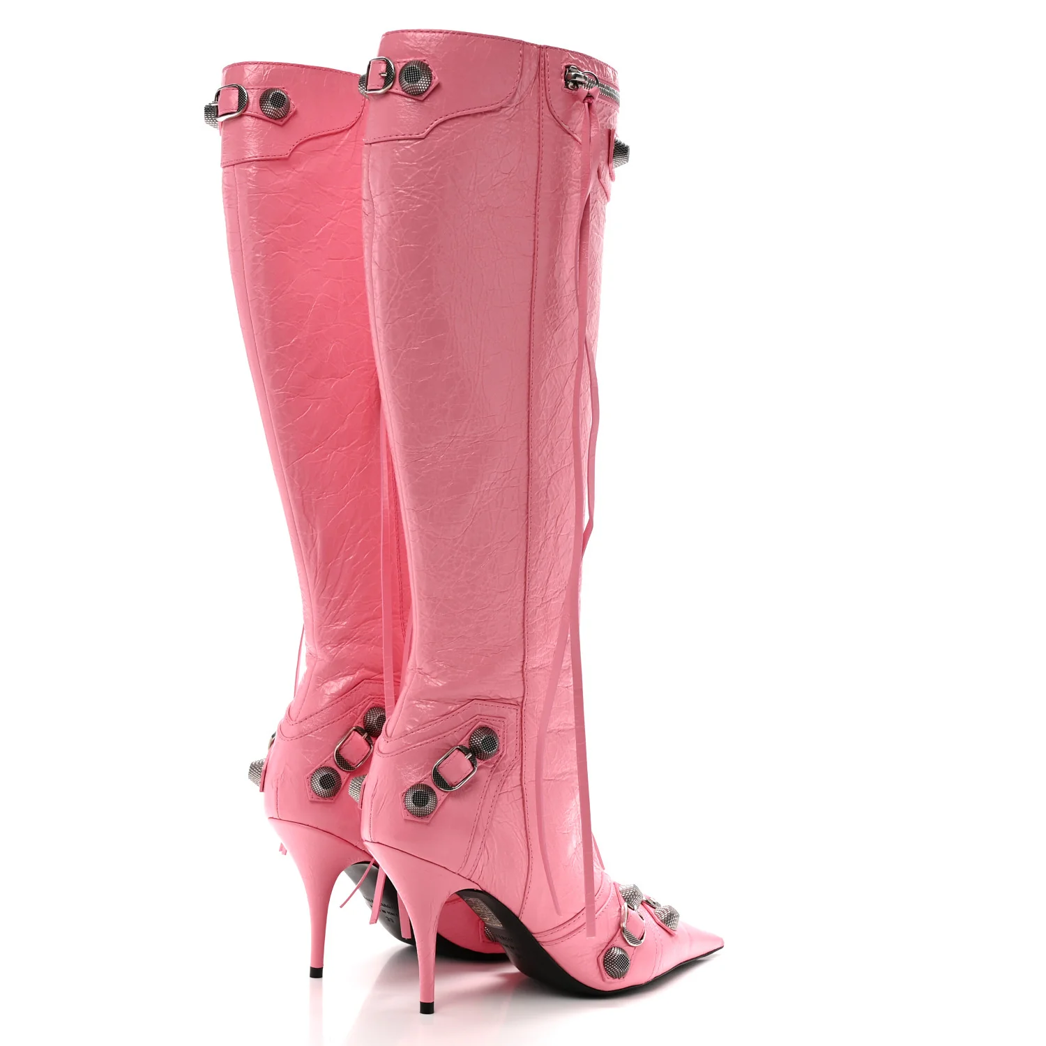 Agneau Arena Cagole 90mm Boots 39 Sweet Pink - Top Club