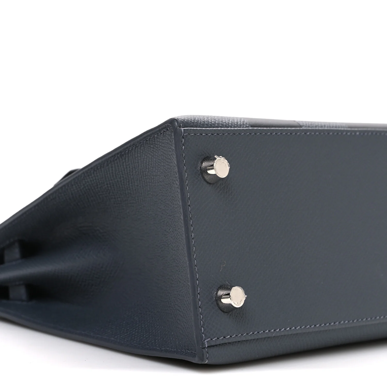 Epsom Tadelakt Chevre Mysore Casaque Etoilee Kelly Sellier 25 Ardoise Black Vert Peppermint - Top Club