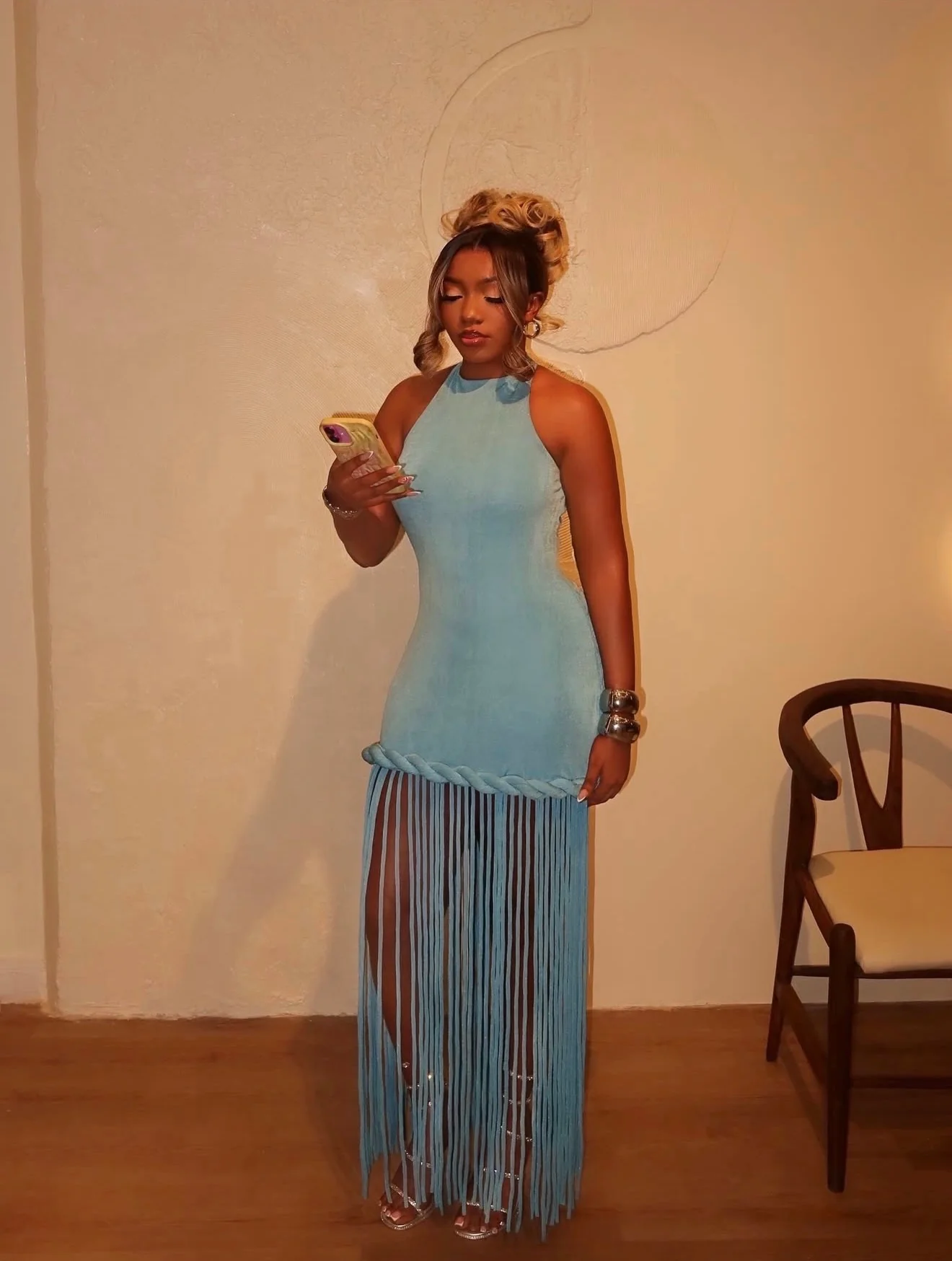 Fringe tassel dress - XYPARS