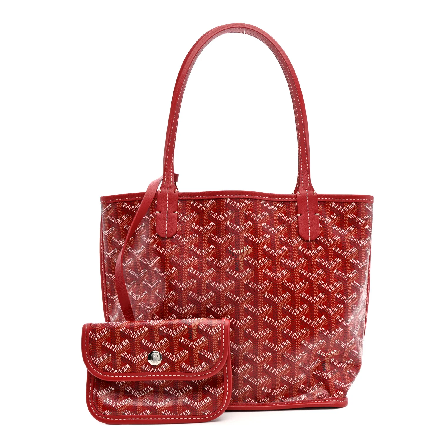 Goyardine Reversible Mini Anjou Red - Top Club