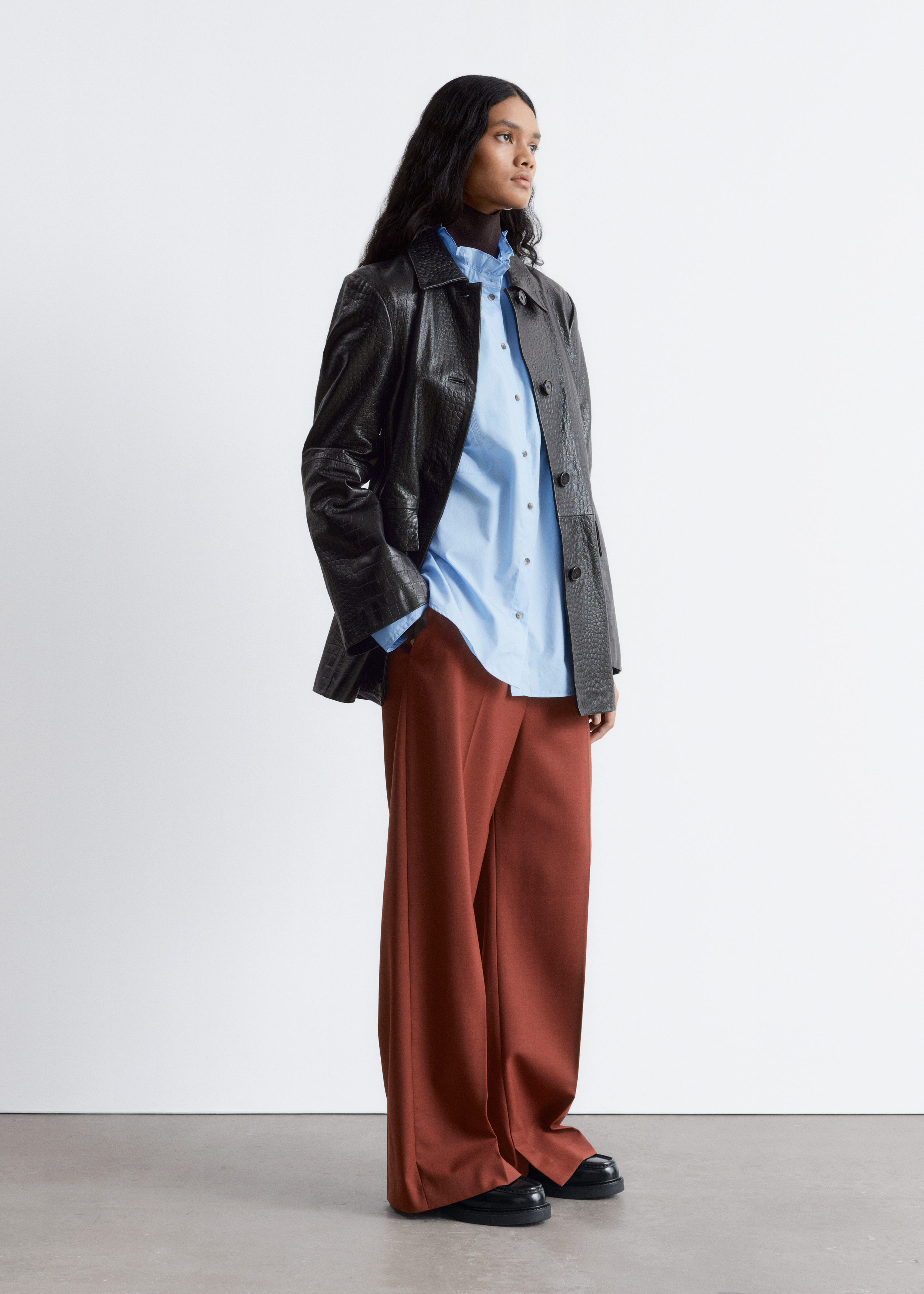 & Other Stories WOOL PRESS-CREASE TROUSERS