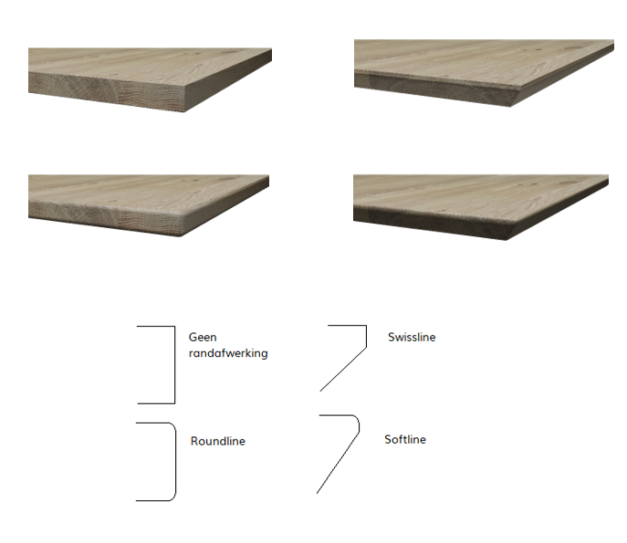 Firma Hout & Staal Eettafel Deens ovaal | xy recht | deer brown Eettafel Leaf | 280*100cm | Swissline | Deer Brown