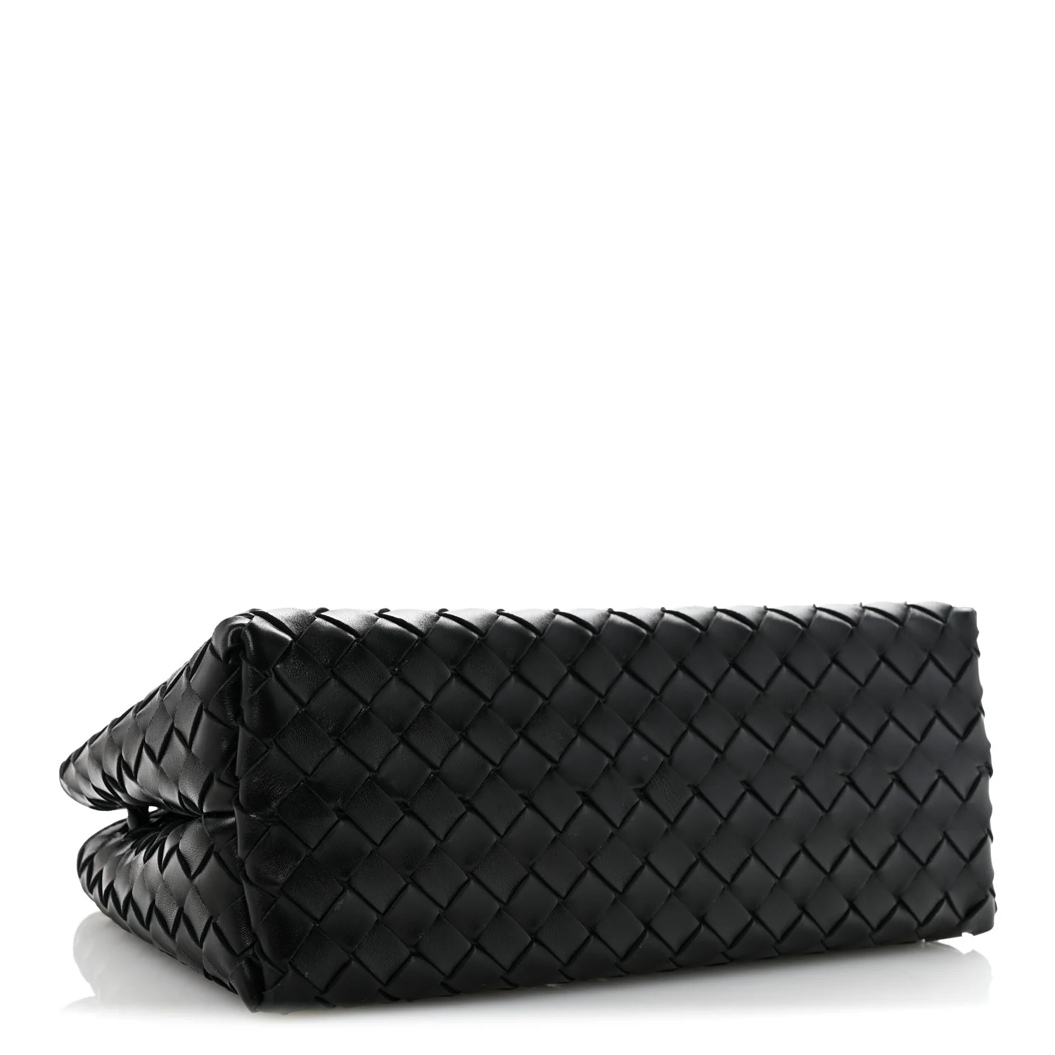 Nappa Intrecciato Small East West Andiamo Shoulder Bag Black - Top Club