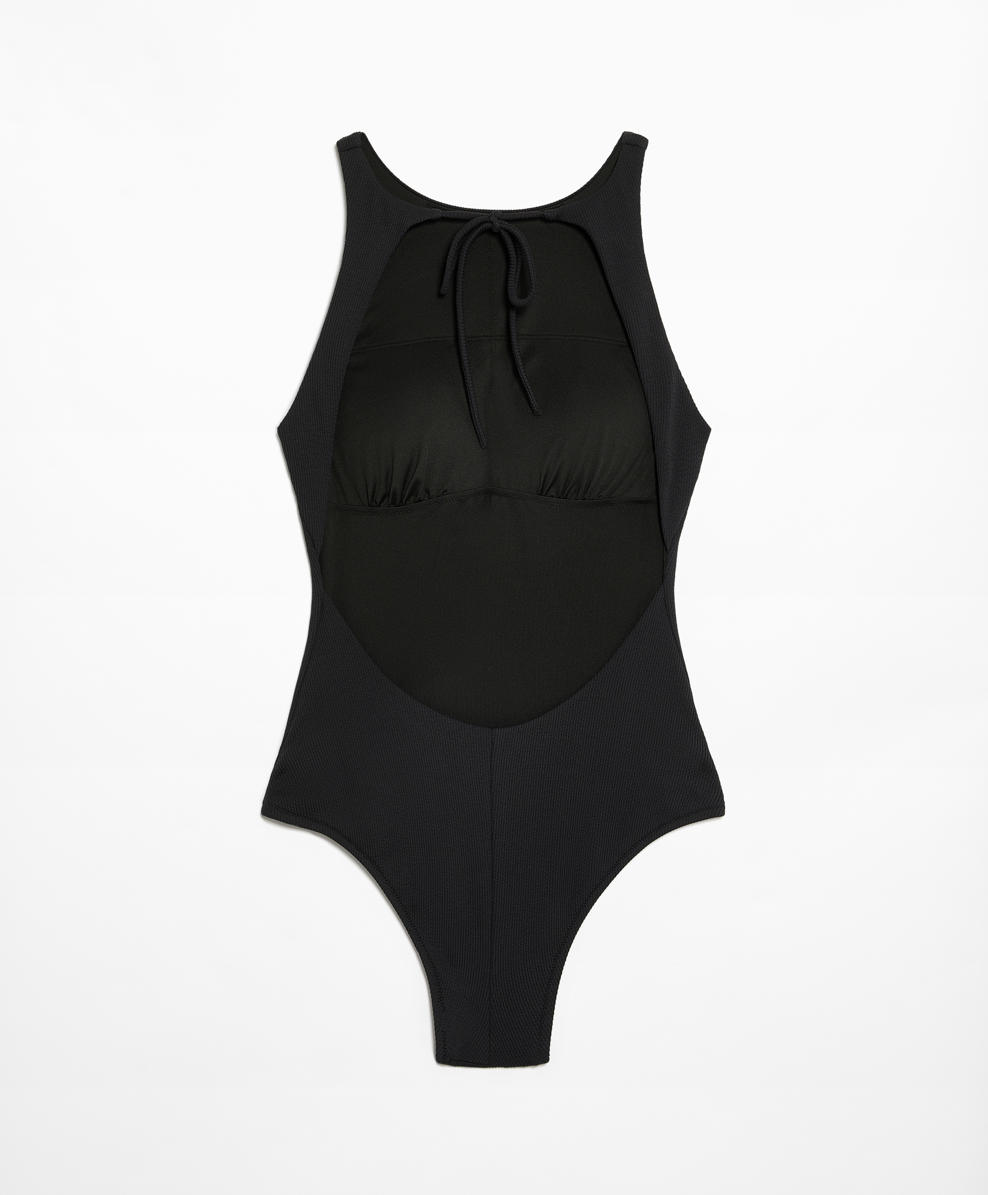 OYSHO Rib halter swimsuit