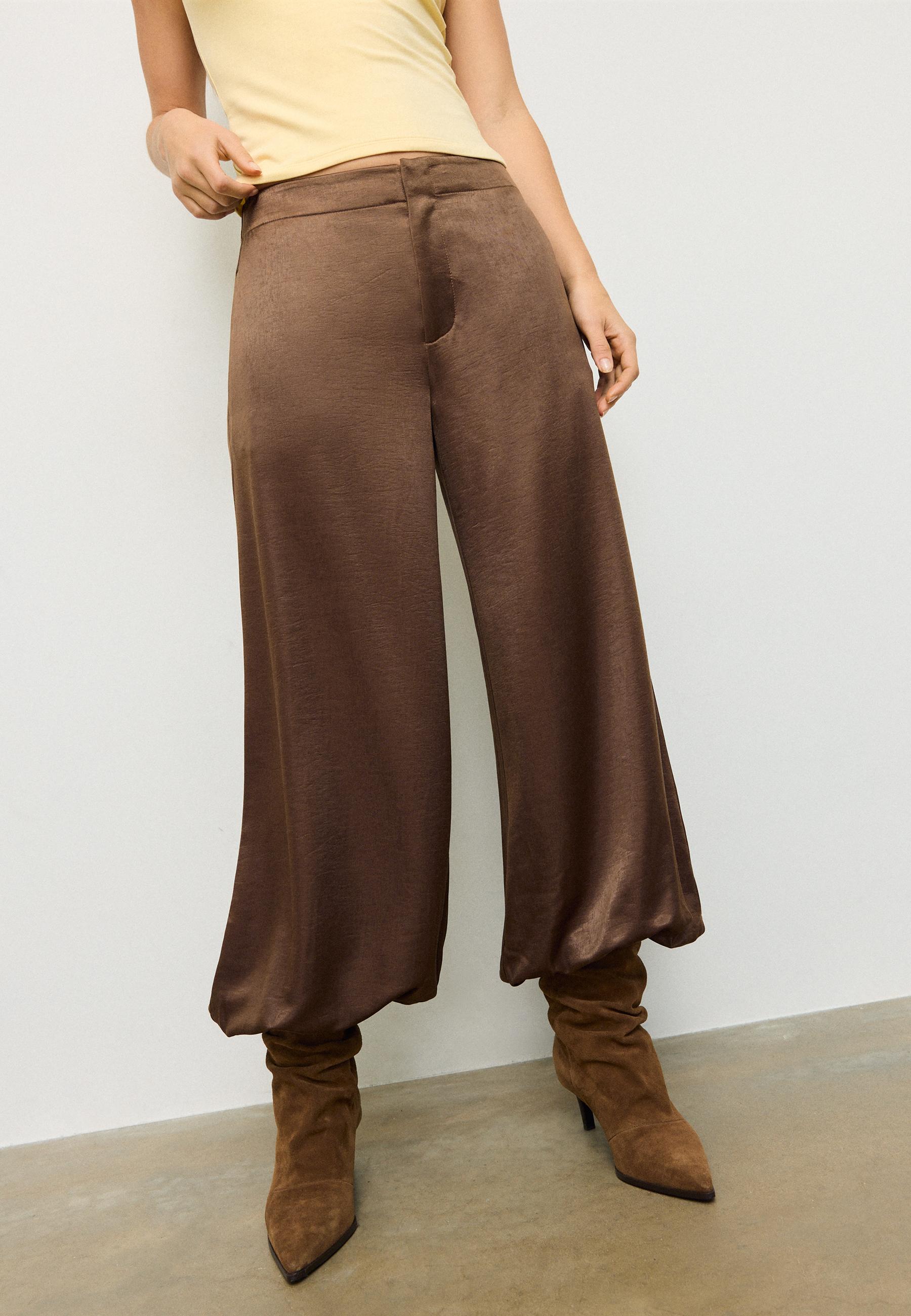 SMART SATIN BALLOON TROUSERS