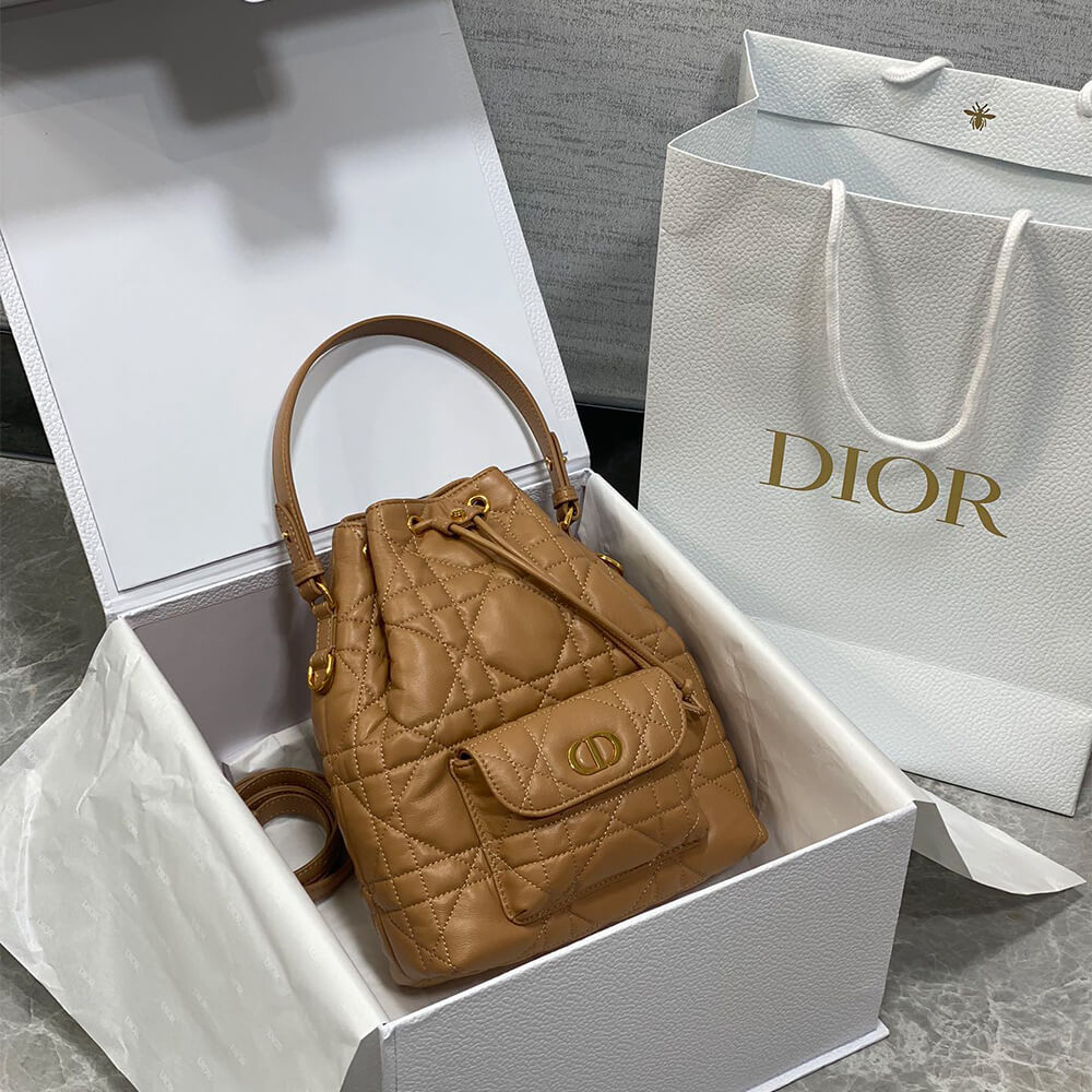 Small Dior Caro Bucket Bag(HIGH-END GRADE) - Top Club