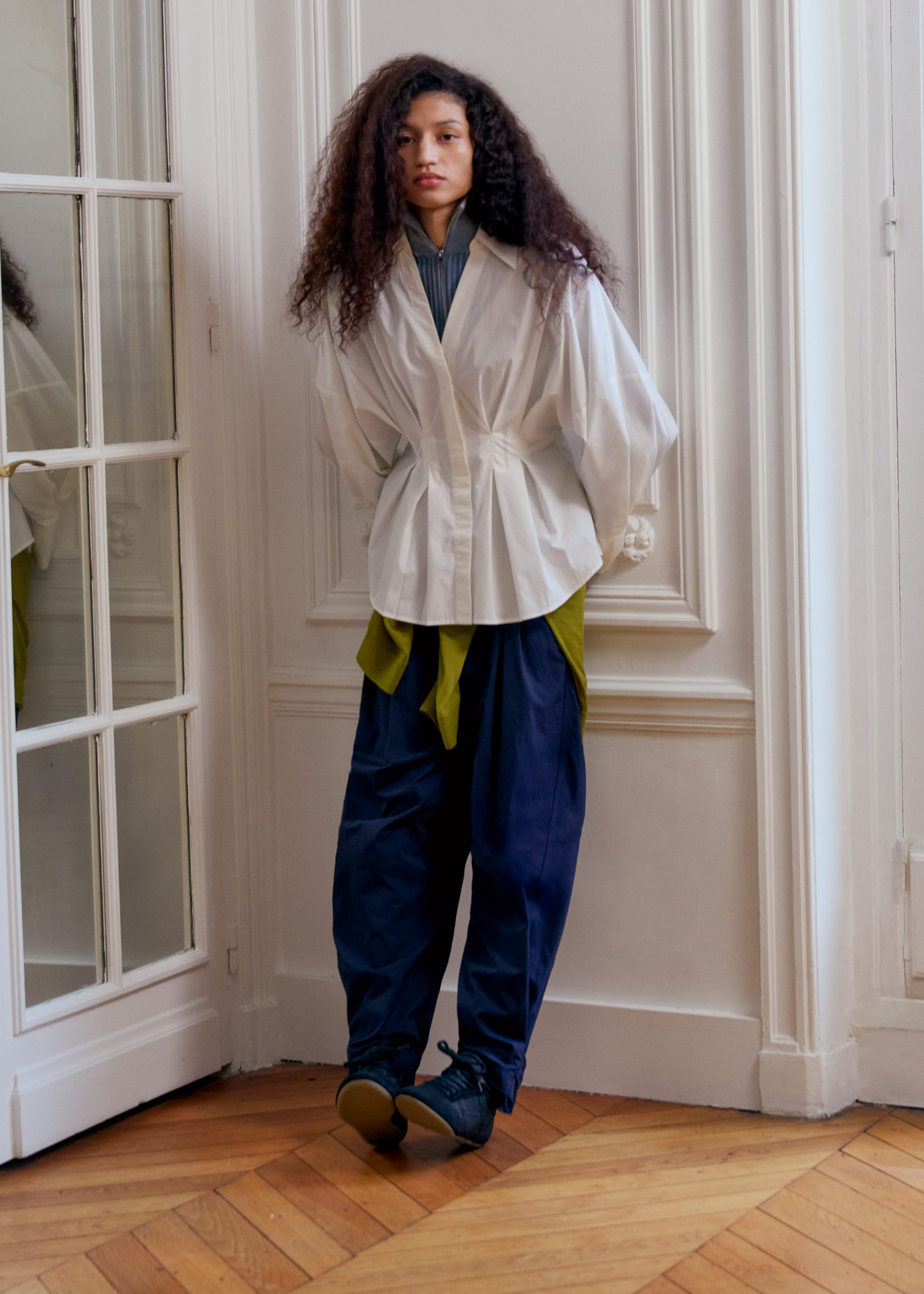 & Other Stories UTILITY BARREL-LEG TROUSERS