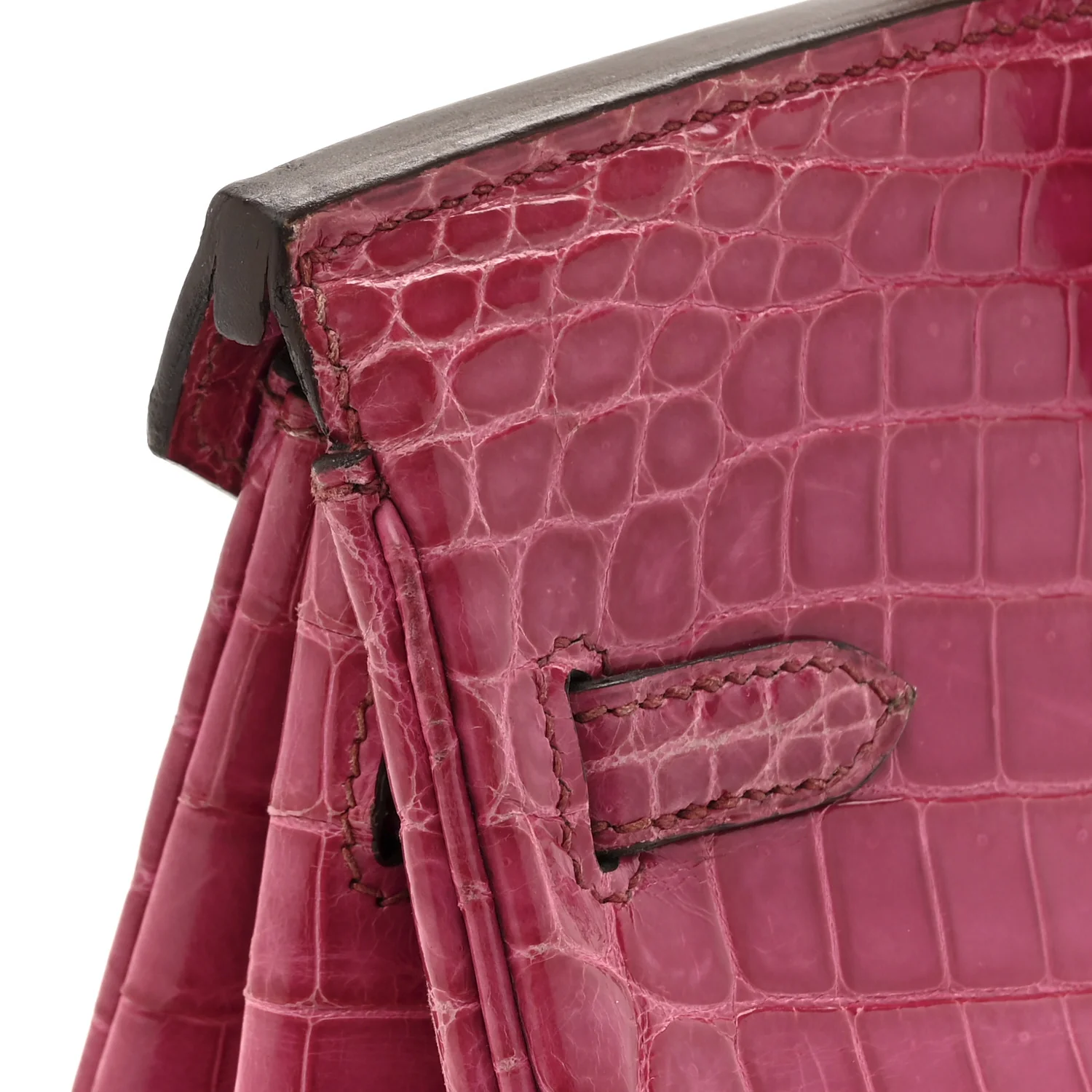 Shiny Niloticus Crocodile Birkin 25 Rose Scheherazade - Top Club