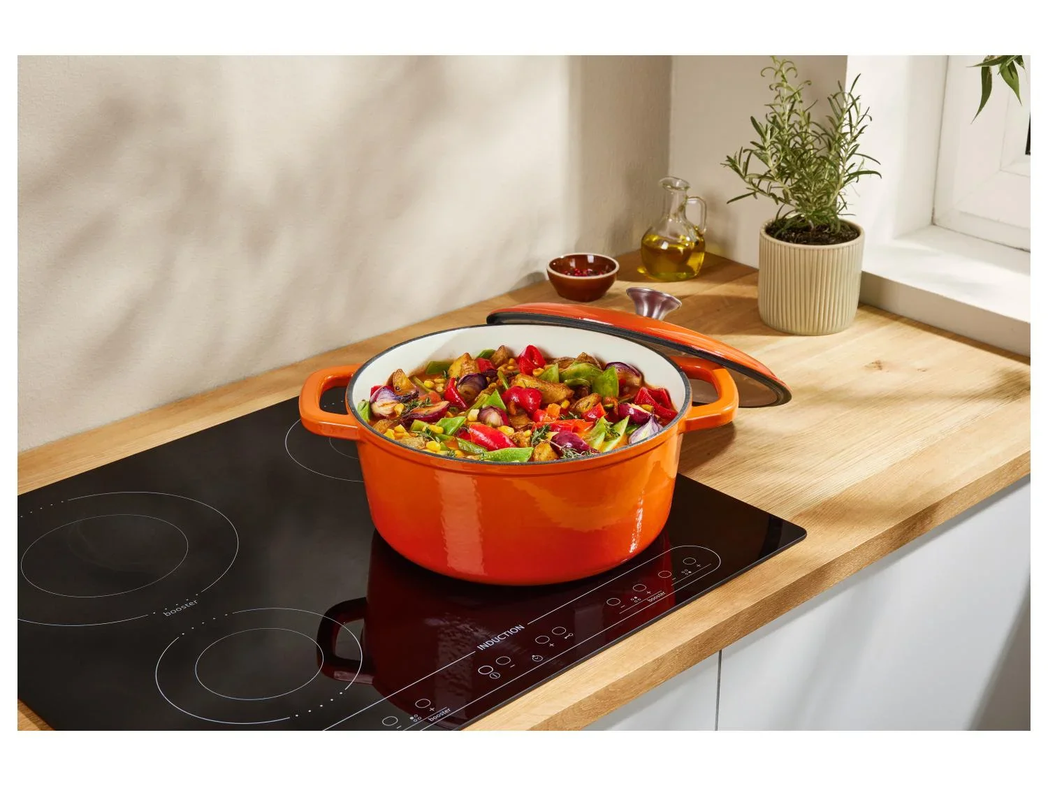 SILVERCREST Faitout en fonte Premium, 28 cm