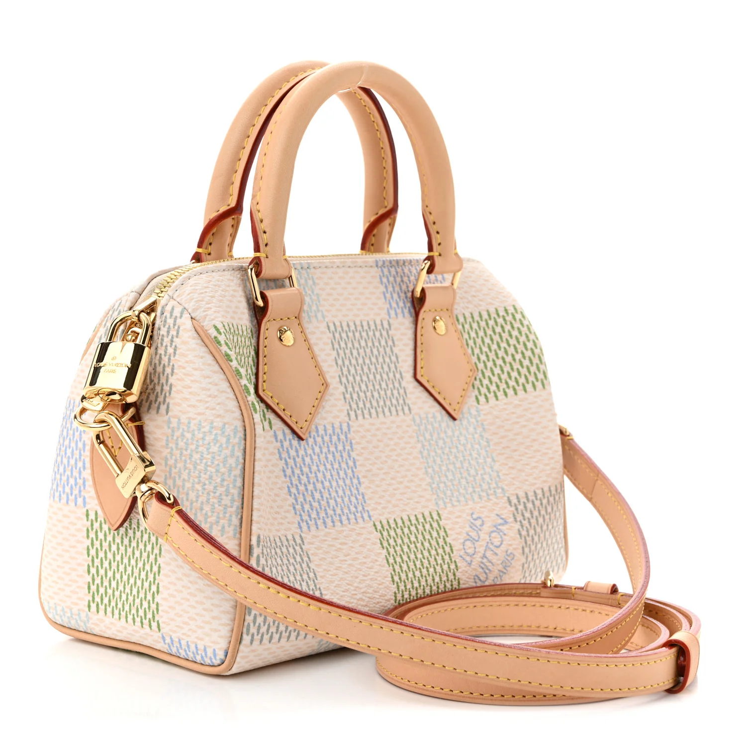 Damier Giant Speedy Bandouliere 20 Pistachio - Top Club