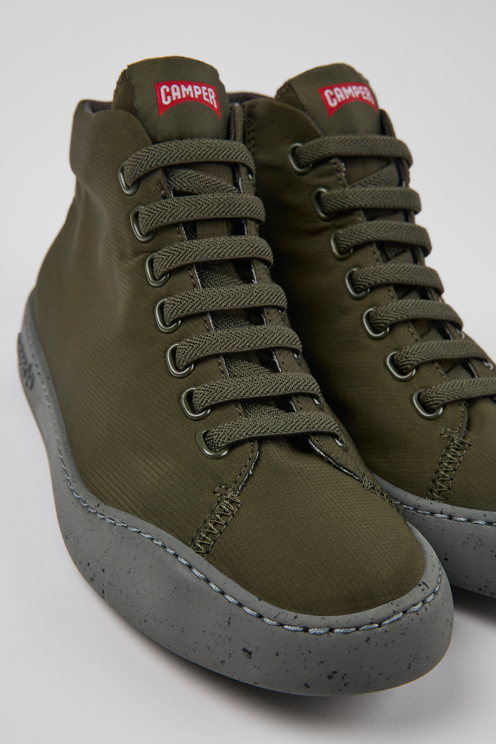 Peu Touring - Green recycled PET sneakers for women