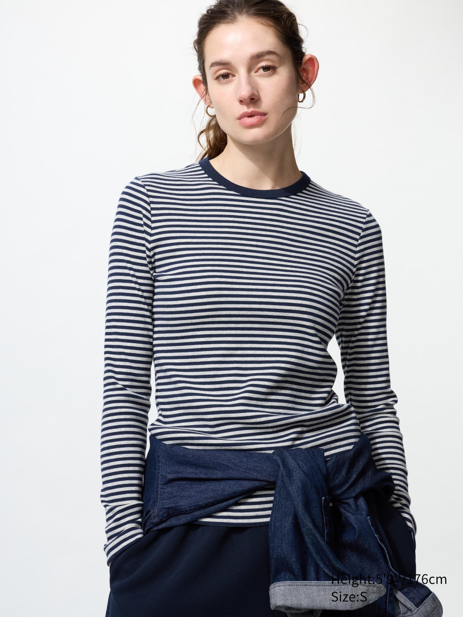 Soft Ribbed Long Sleeve T-Shirt