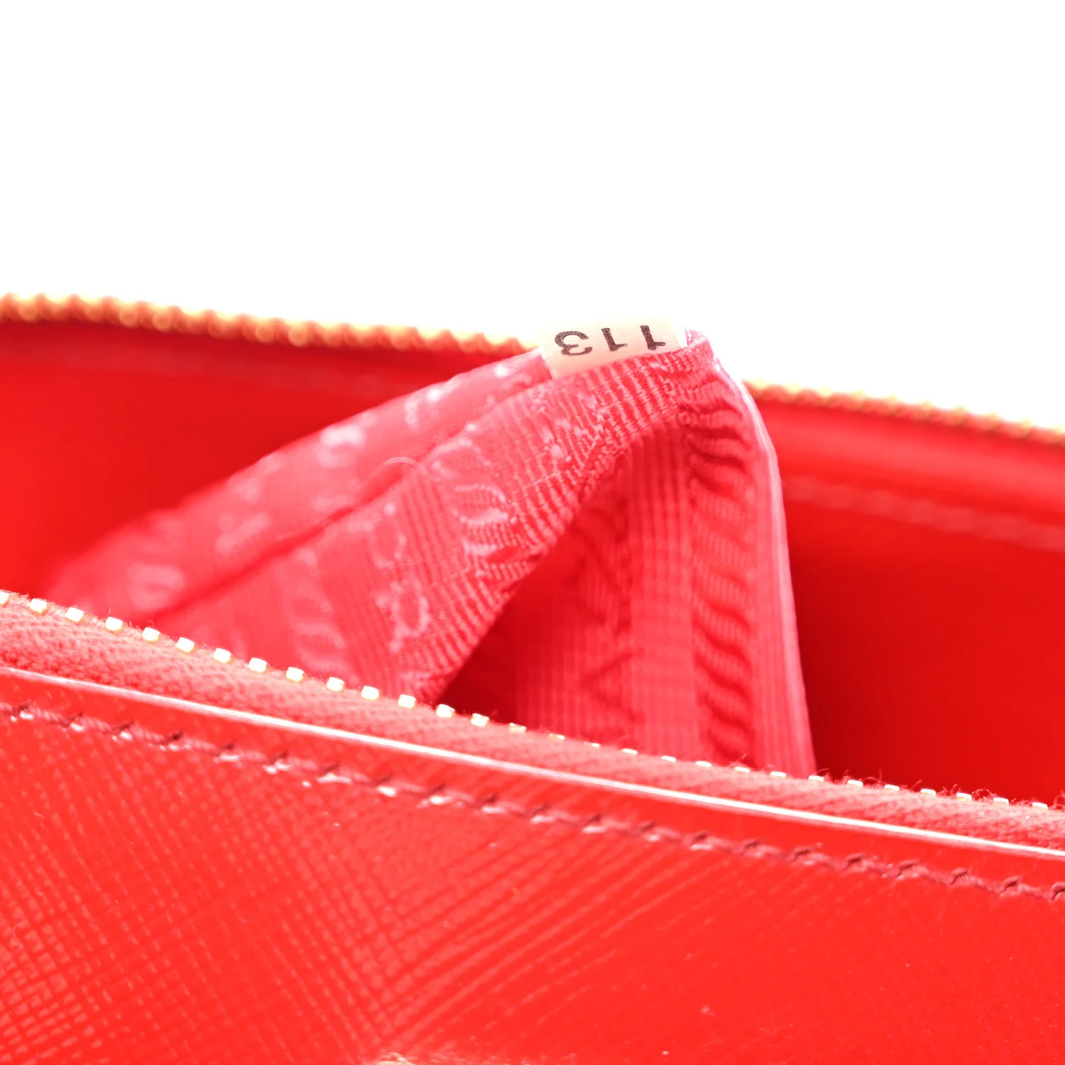 Saffiano Vernice Medium Promenade Tote Rosso - Top Club