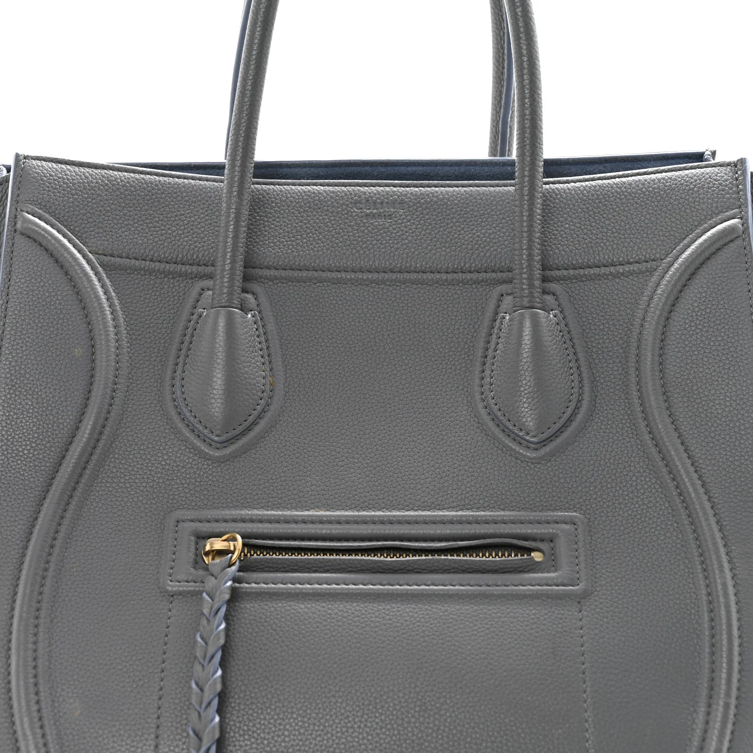 Baby Grained Calfskin Medium Phantom Luggage Kohl - Top Club