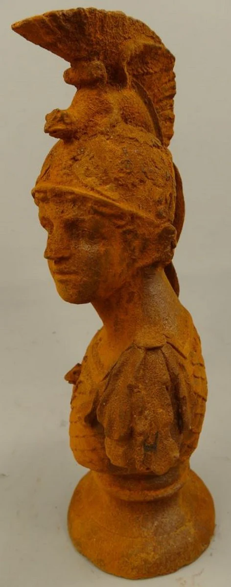 Art Nouveau decorative bust knight rust 27 x 16 x H. 47 cm - cast iron sculpture - cast iron figure - decorative sculpture - decorative figure - garden decorative accessories