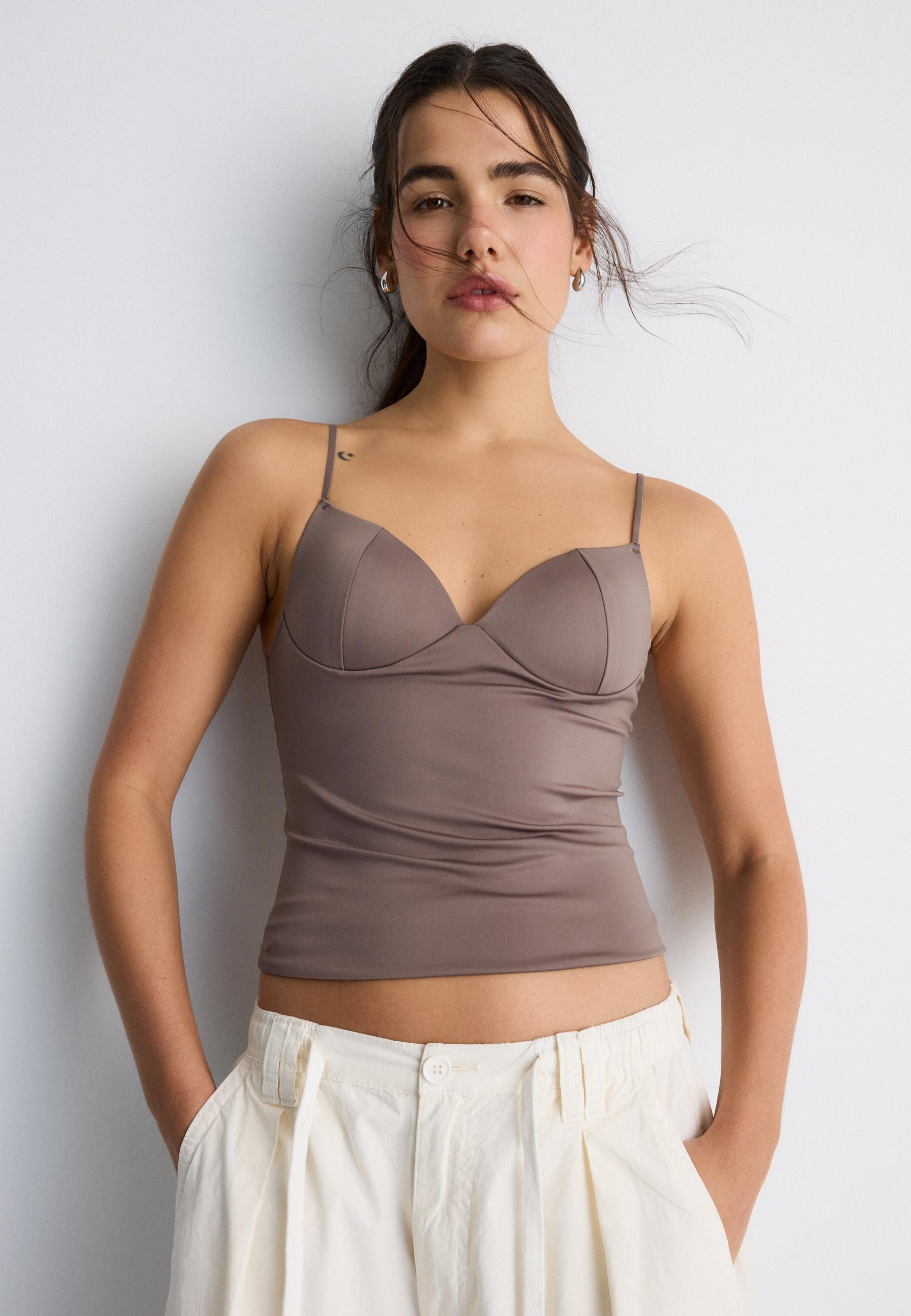 CORSETRY-INSPIRED TOP