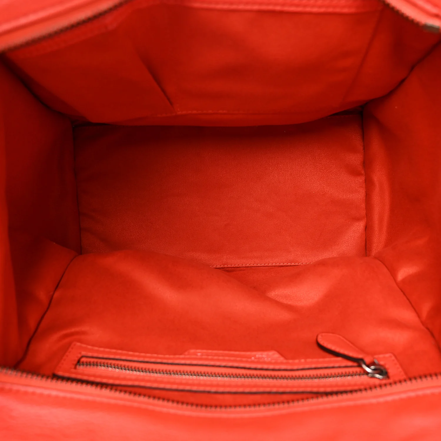 Drummed Calfskin Mini Luggage Coquelicot - Top Club