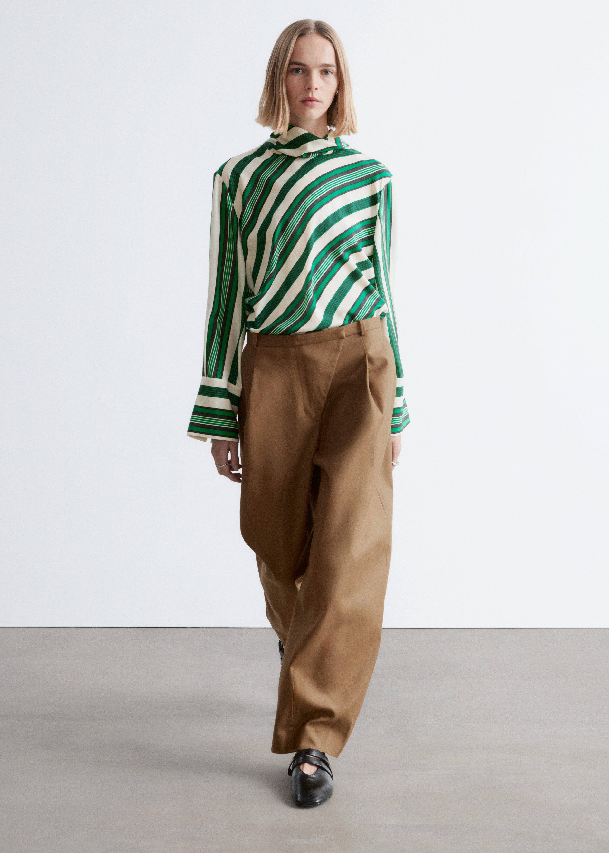 & Other Stories BARREL-LEG TROUSERS