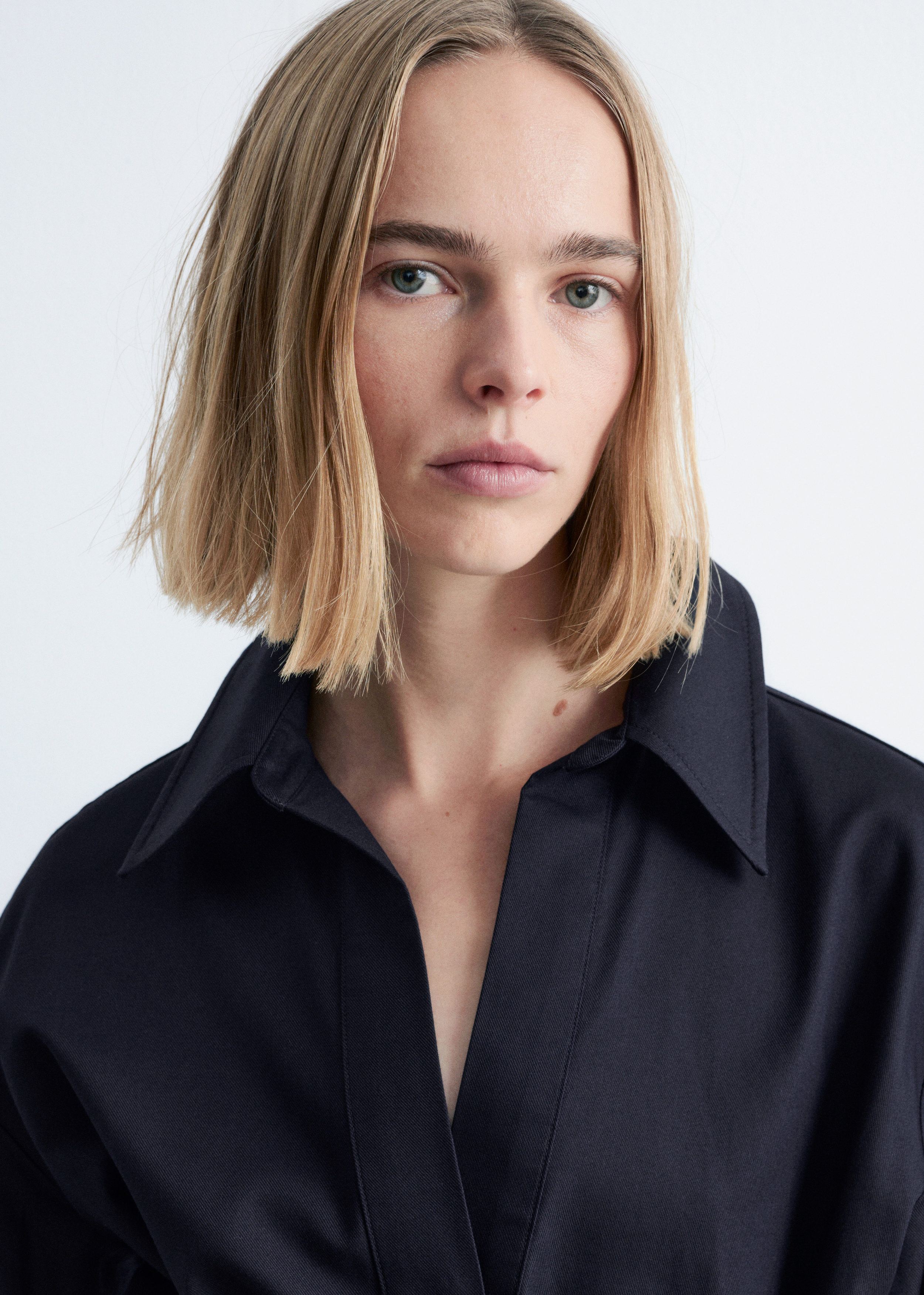 & Other Stories BELTED MIDI DRESS