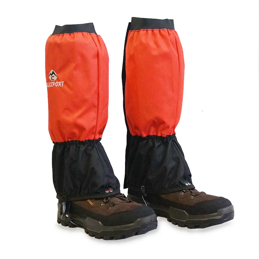 Clisport Medium Red Gaiters - Pack of 2 snow gaiters