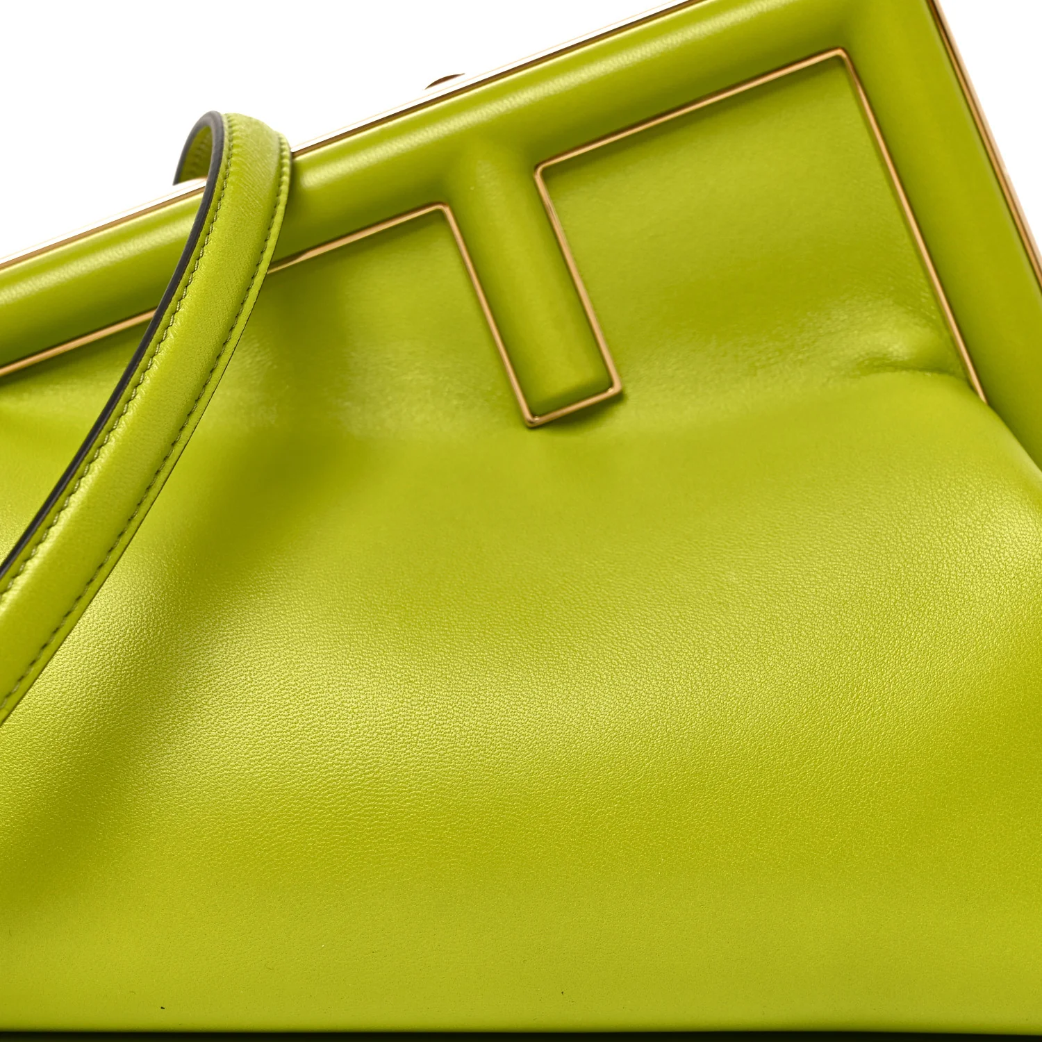 Shiny Nappa Small Fendi First Wasabi - Top Club
