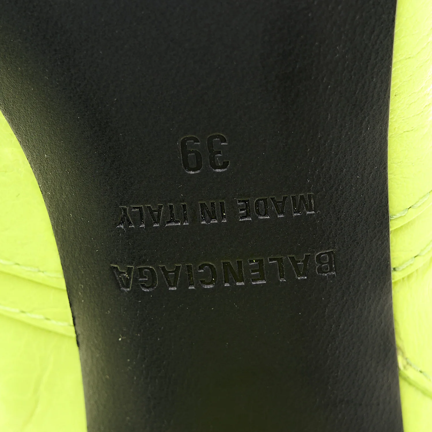 Agneau Arena Cagole 90mm Boots 39 Fluo Yellow - Top Club