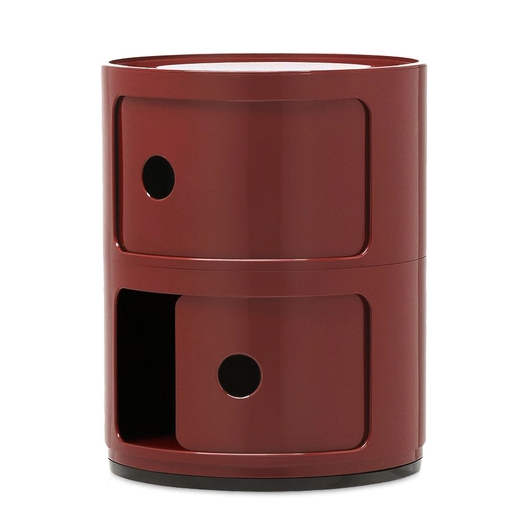 Nachtkastje Componibili 2 burgundy