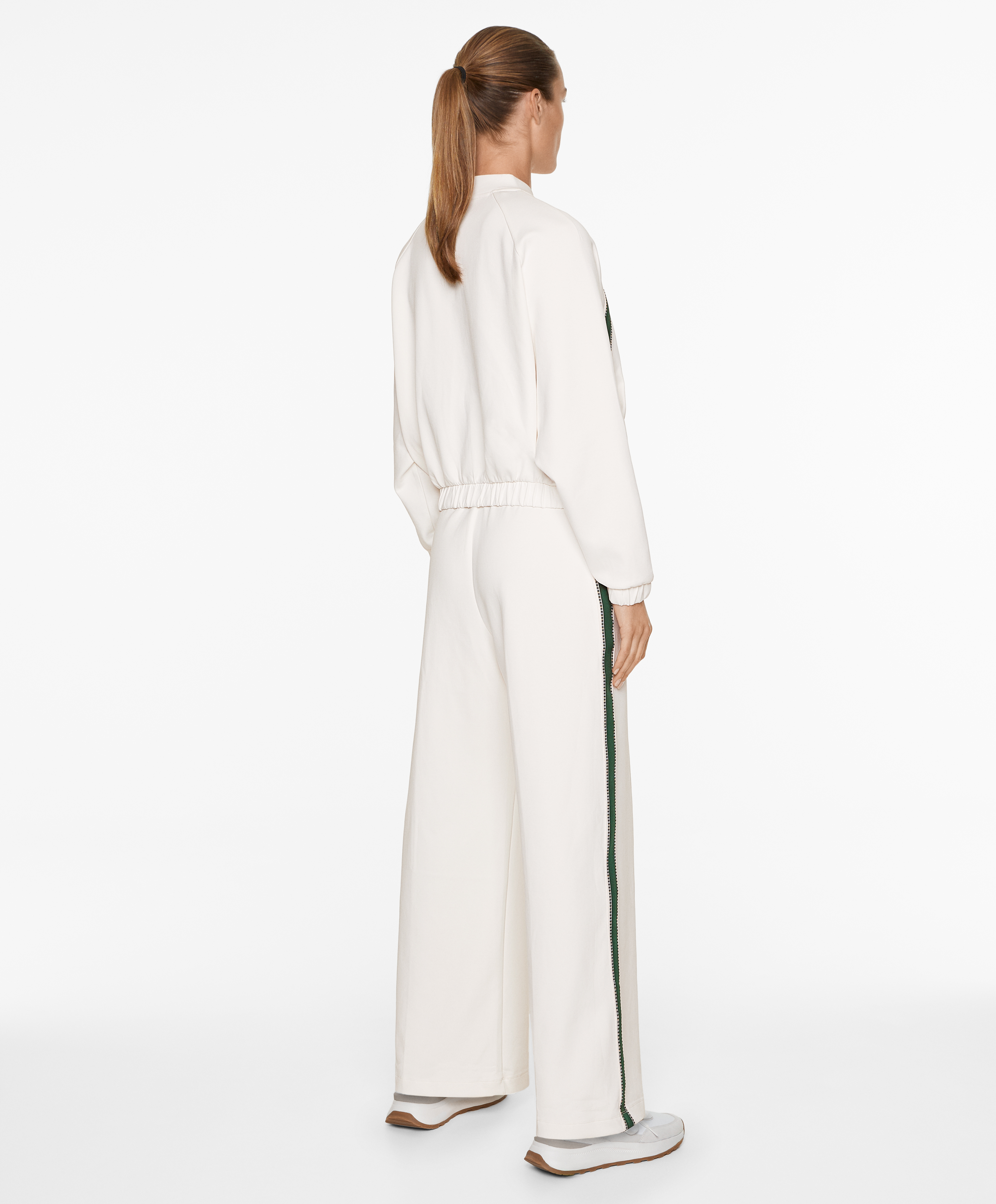 OYSHO Cotton blend piqué jacket