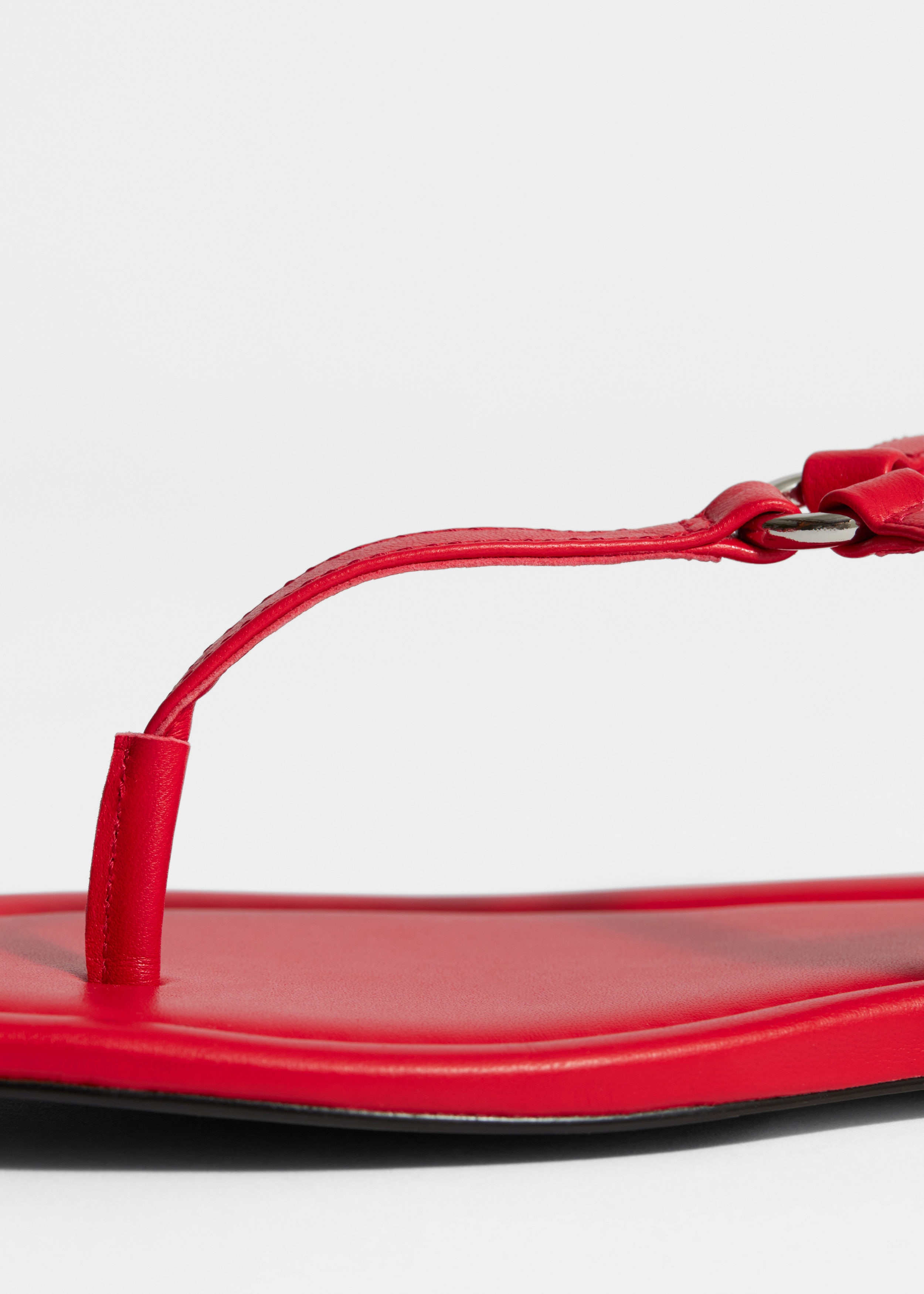 & Other Stories T-BAR LEATHER SANDALS