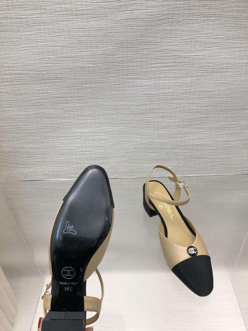 Chanel Women's Sling-Back Fashion Shoes C93204 - Sneaker Replica Workshop