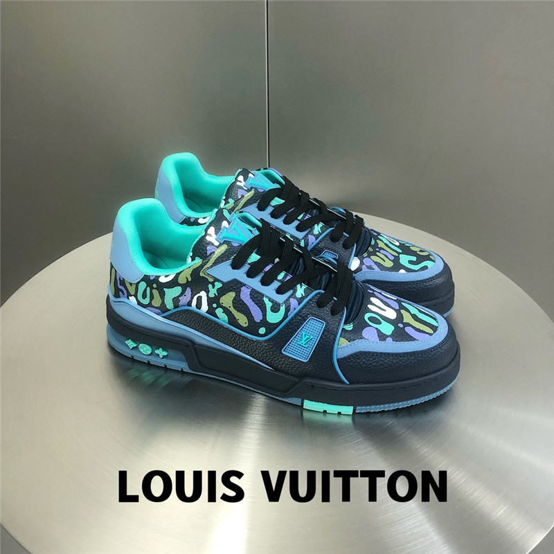 louis vuitton LV graffiti couple sneakers - Sneaker Replica Workshop
