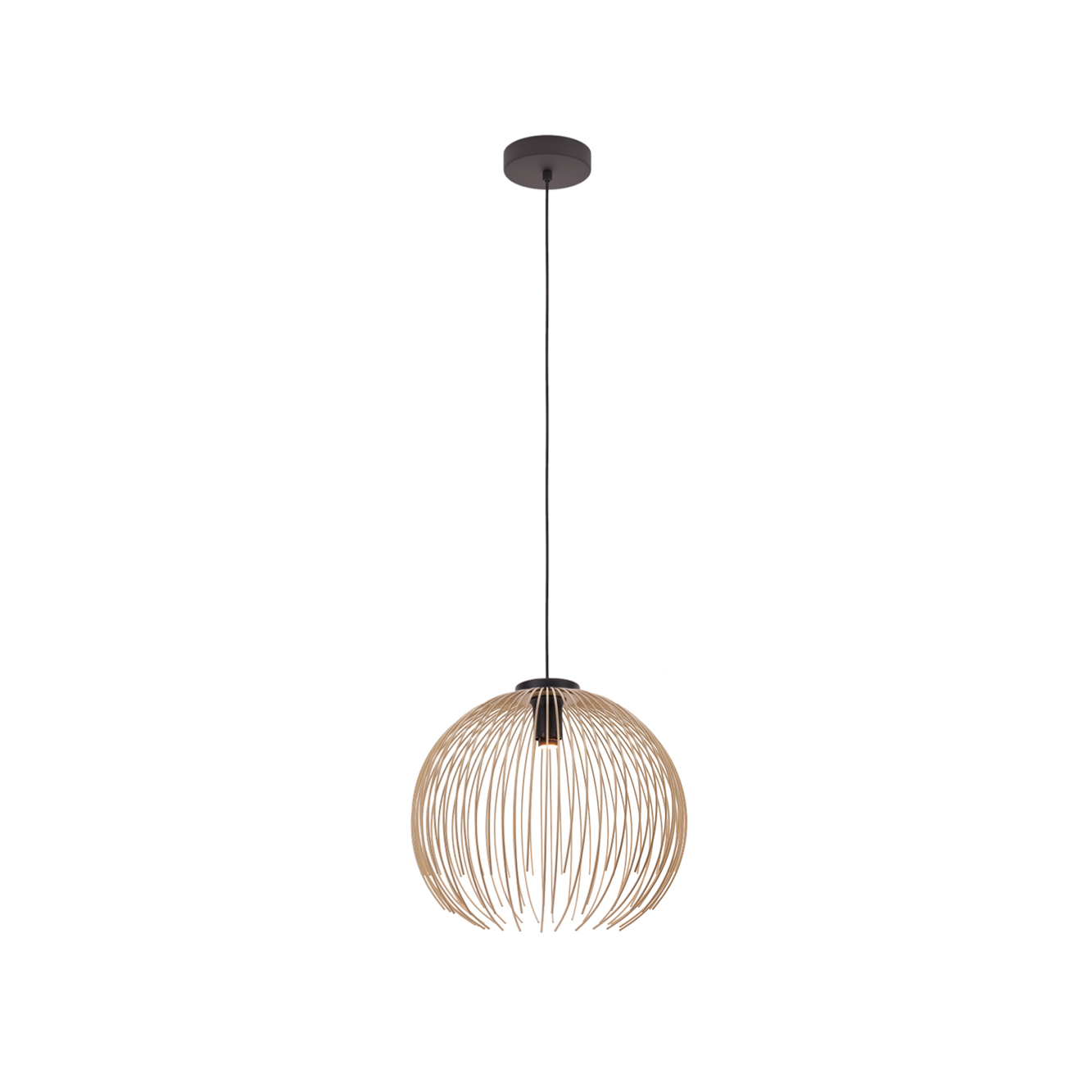 Hanglamp Alhabia zwart/zand
