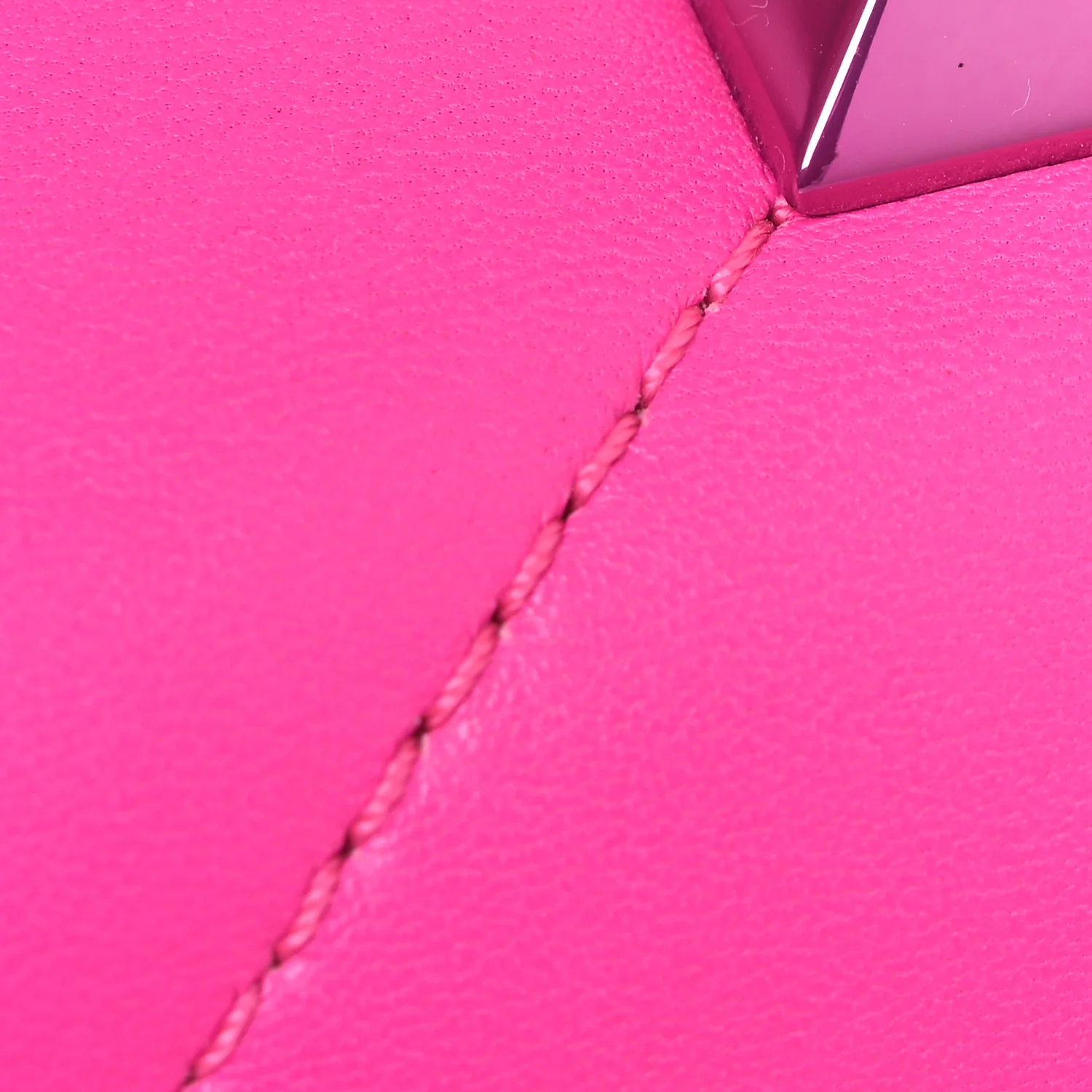 Nappa Lacquer Monochrome Small Roman Stud Shoulder Bag Pink PP - Top Club
