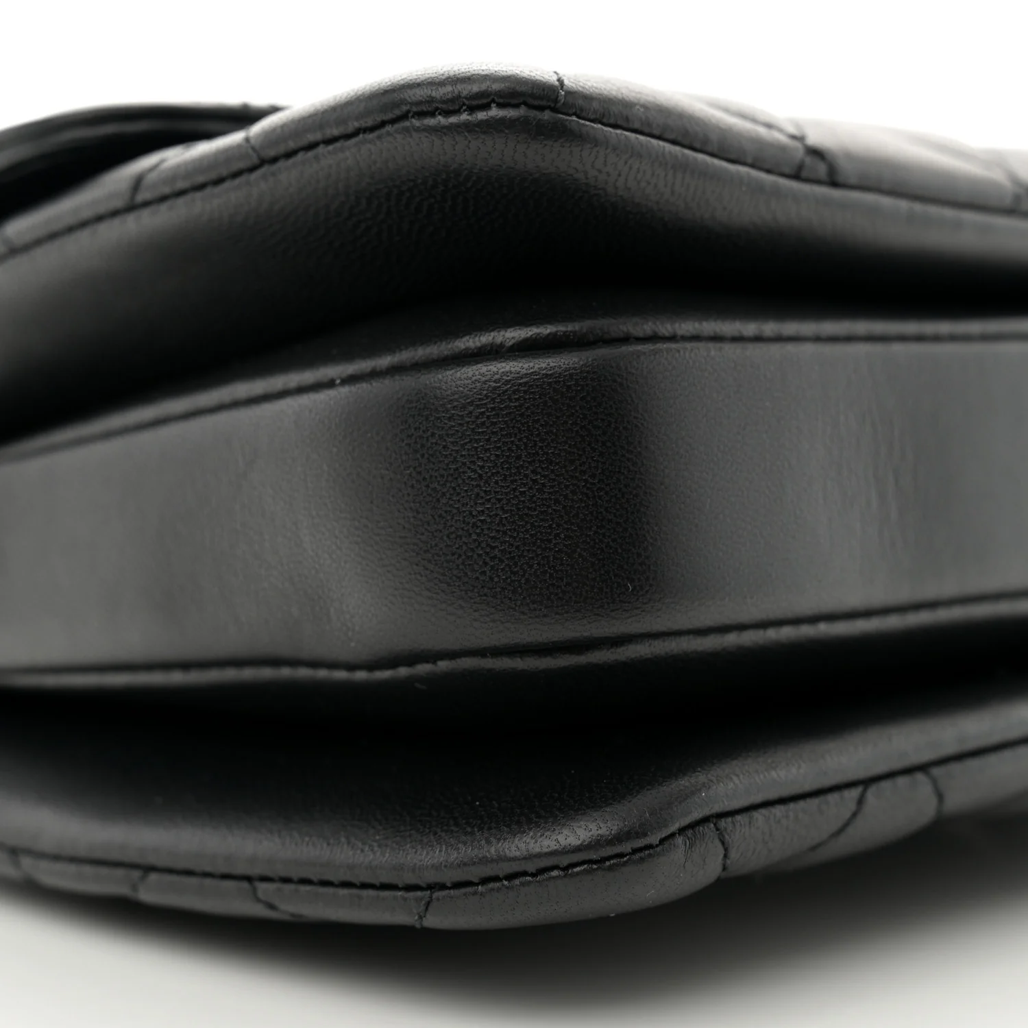 Lambskin Quilted Mini Trendy CC Dual Handle Flap Bag Black - Top Club