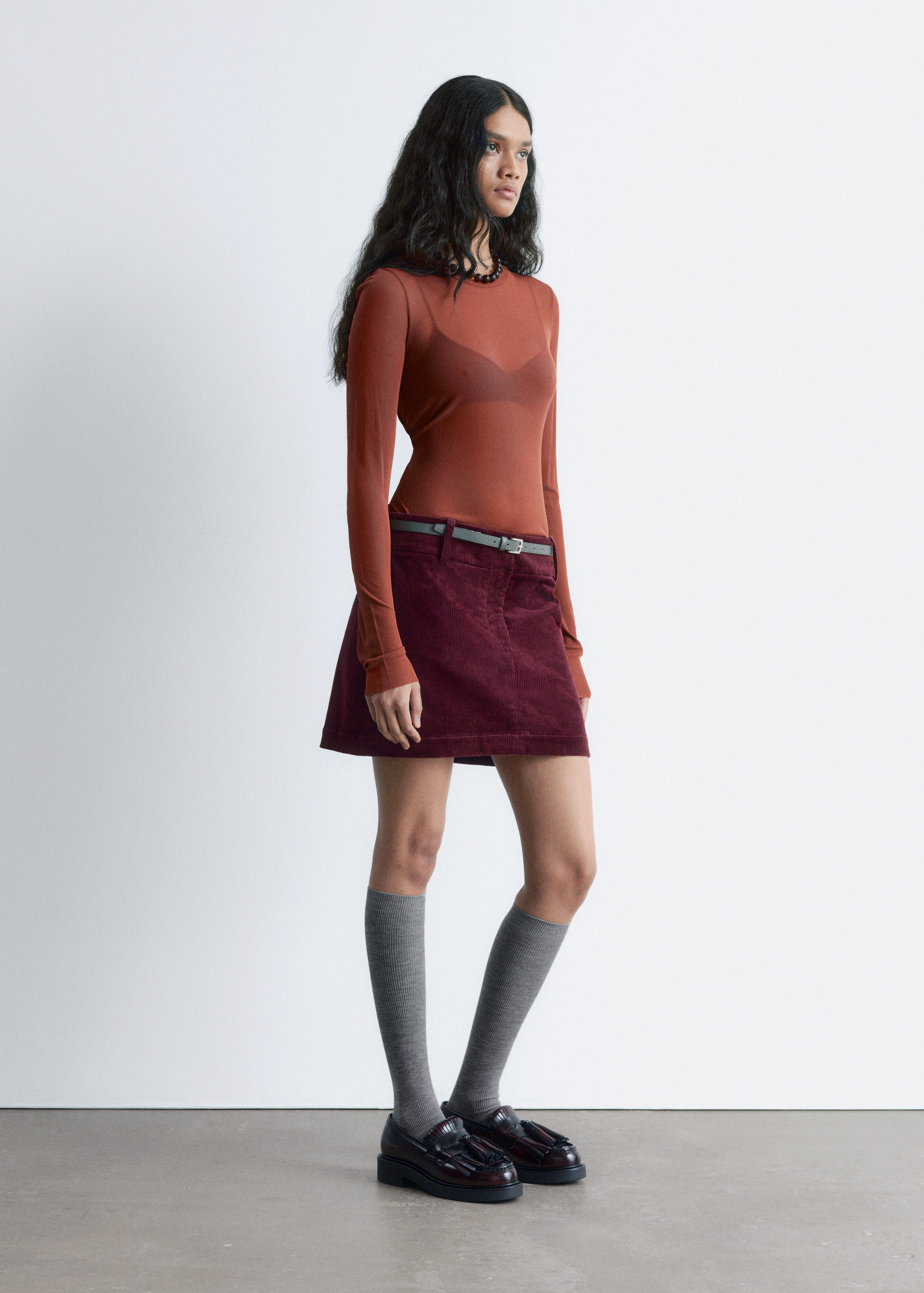 & Other Stories CORDUROY MINI SKIRT
