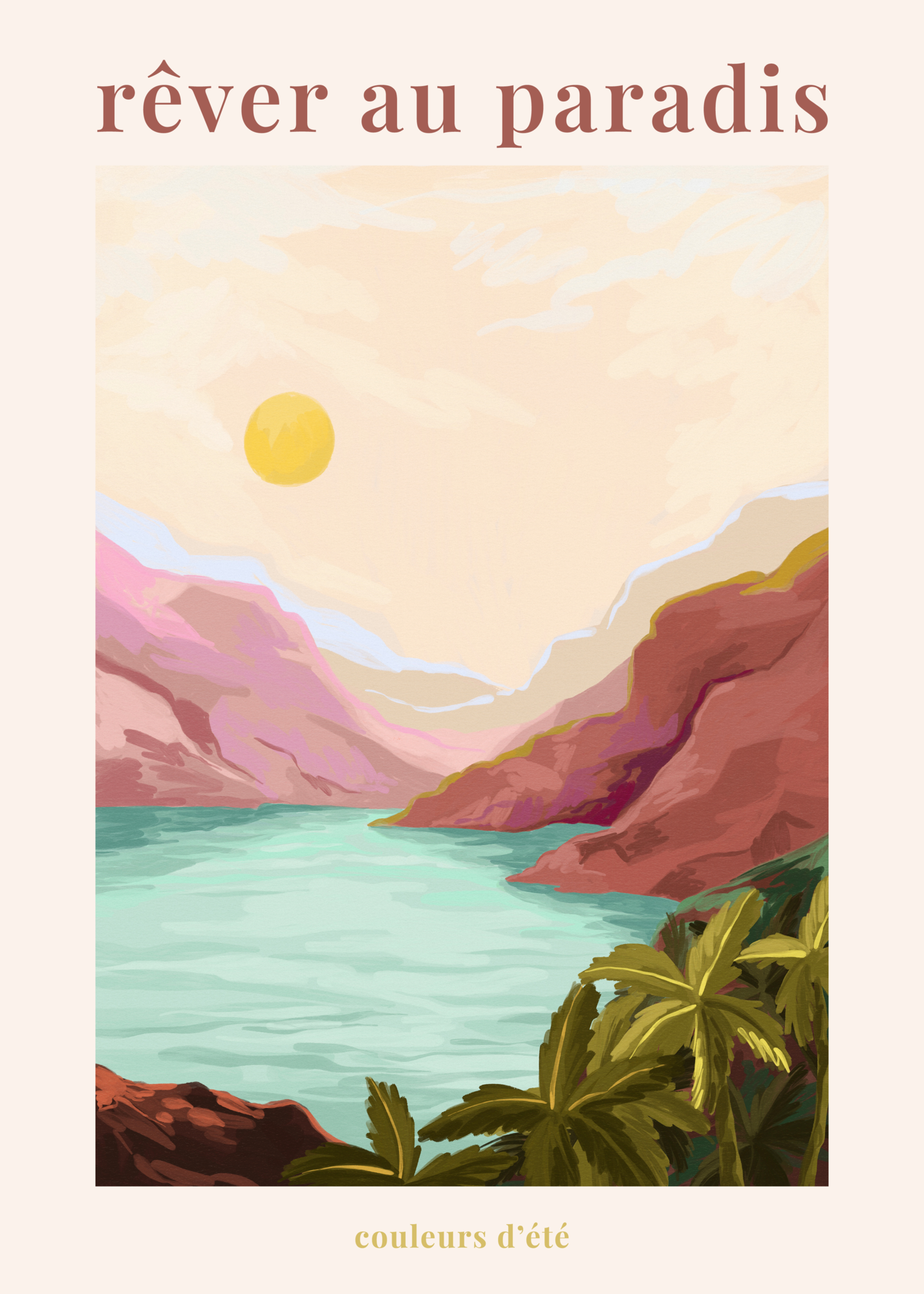 Poster Rever au Paradis 50x70