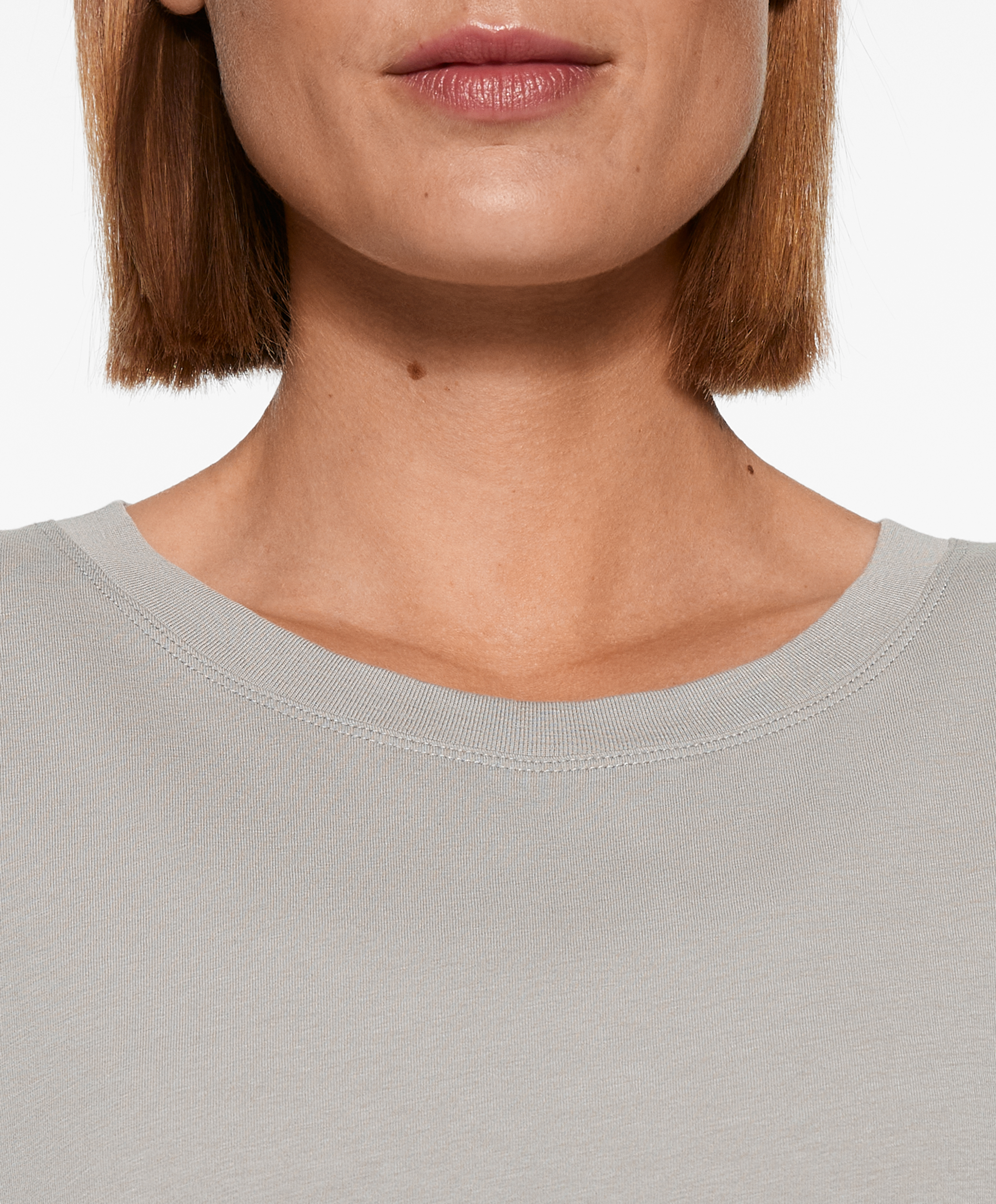 OYSHO Short sleeve cotton blend T-shirt
