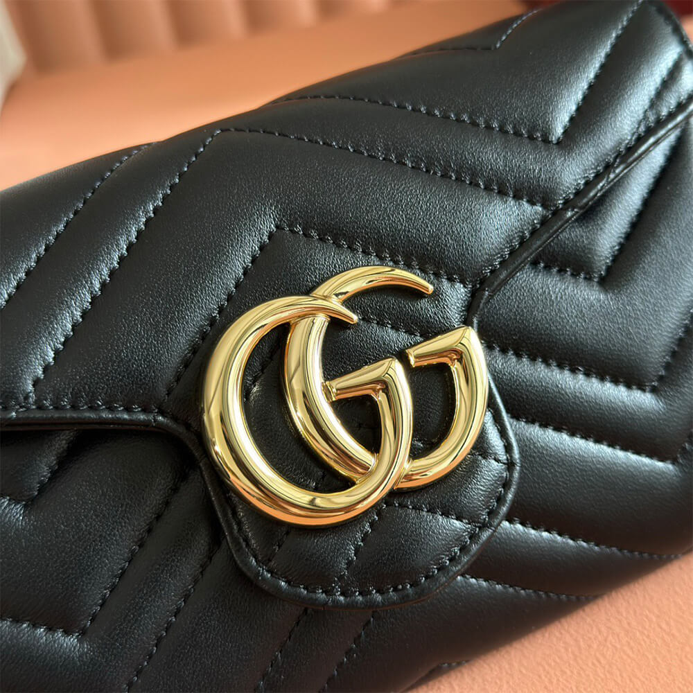 GG Marmont wallet on chain - Top Club
