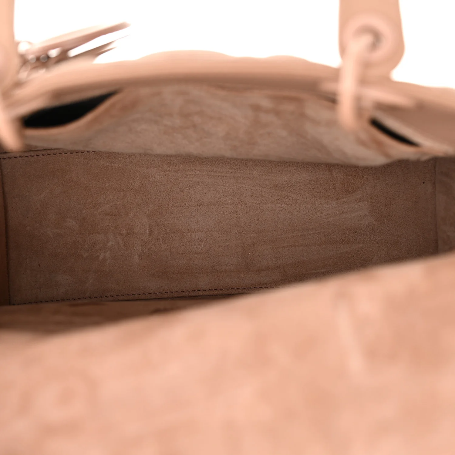 Ultra Matte Calfskin Cannage Medium Lady Dior Beige - Top Club
