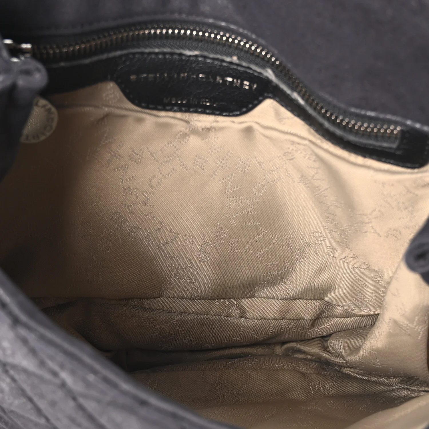 Shaggy Deer Quilted Falabella Shoulder Bag Black - Top Club