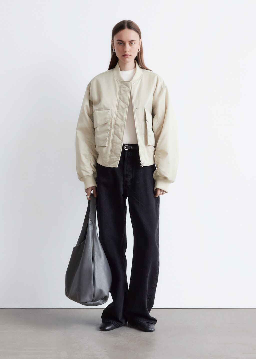 & Other Stories PADDED BOMBER JACKET