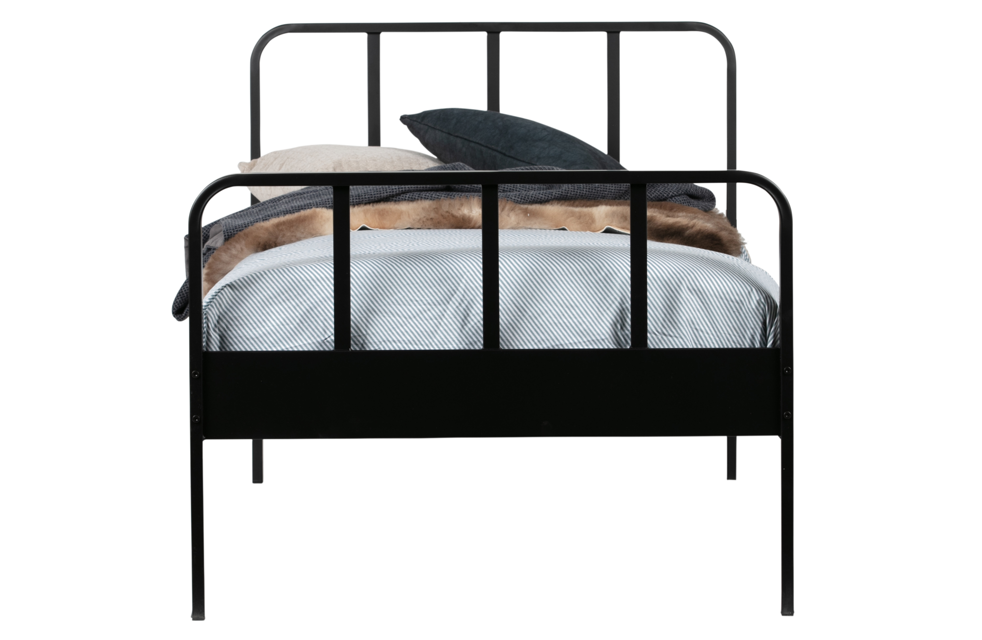 WOOOD bed Mees 90x200 cm Mees bed metaal zwart 90x200 cm #1
