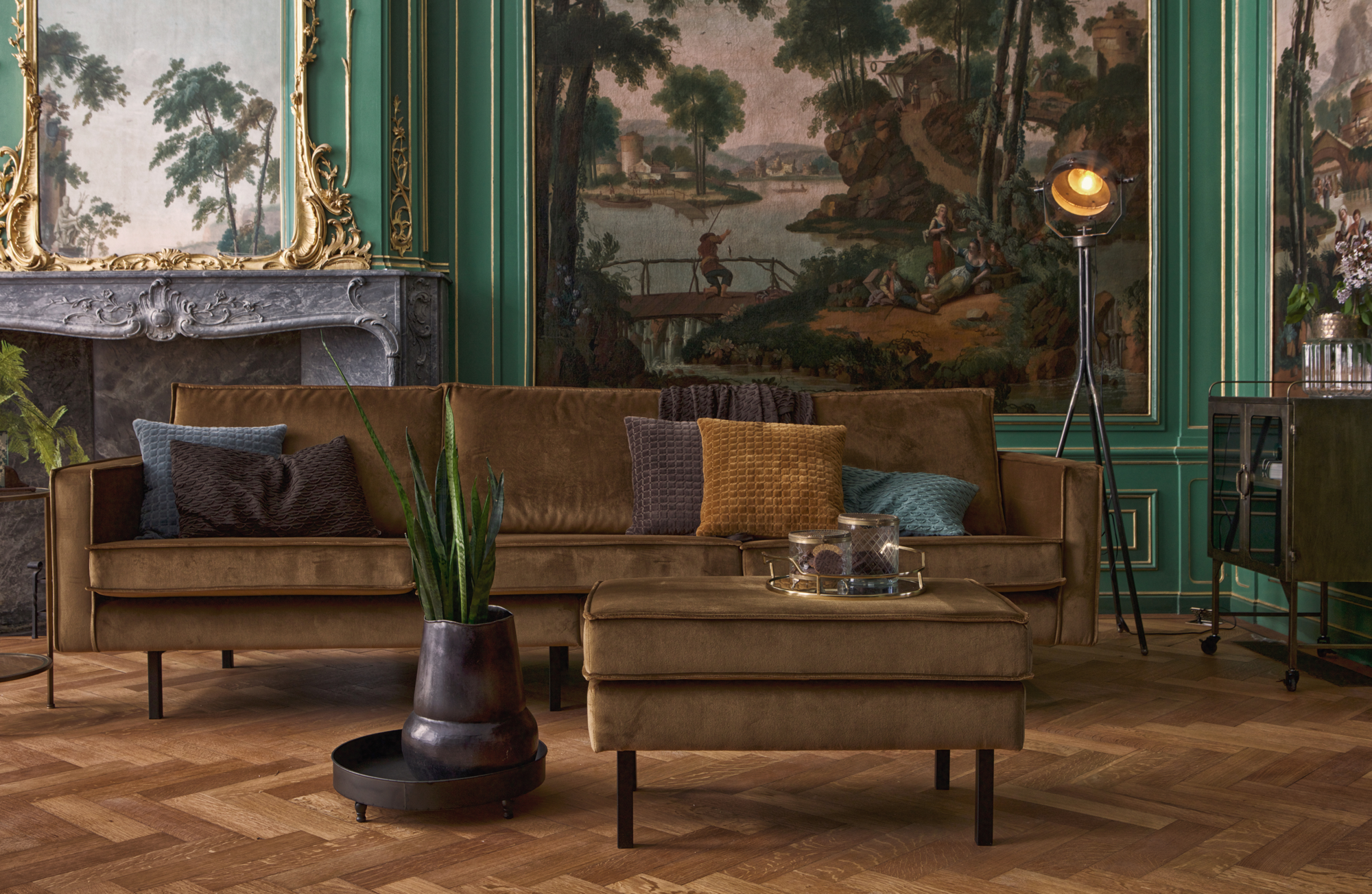 Hocker Rodeo op poten - Khaki