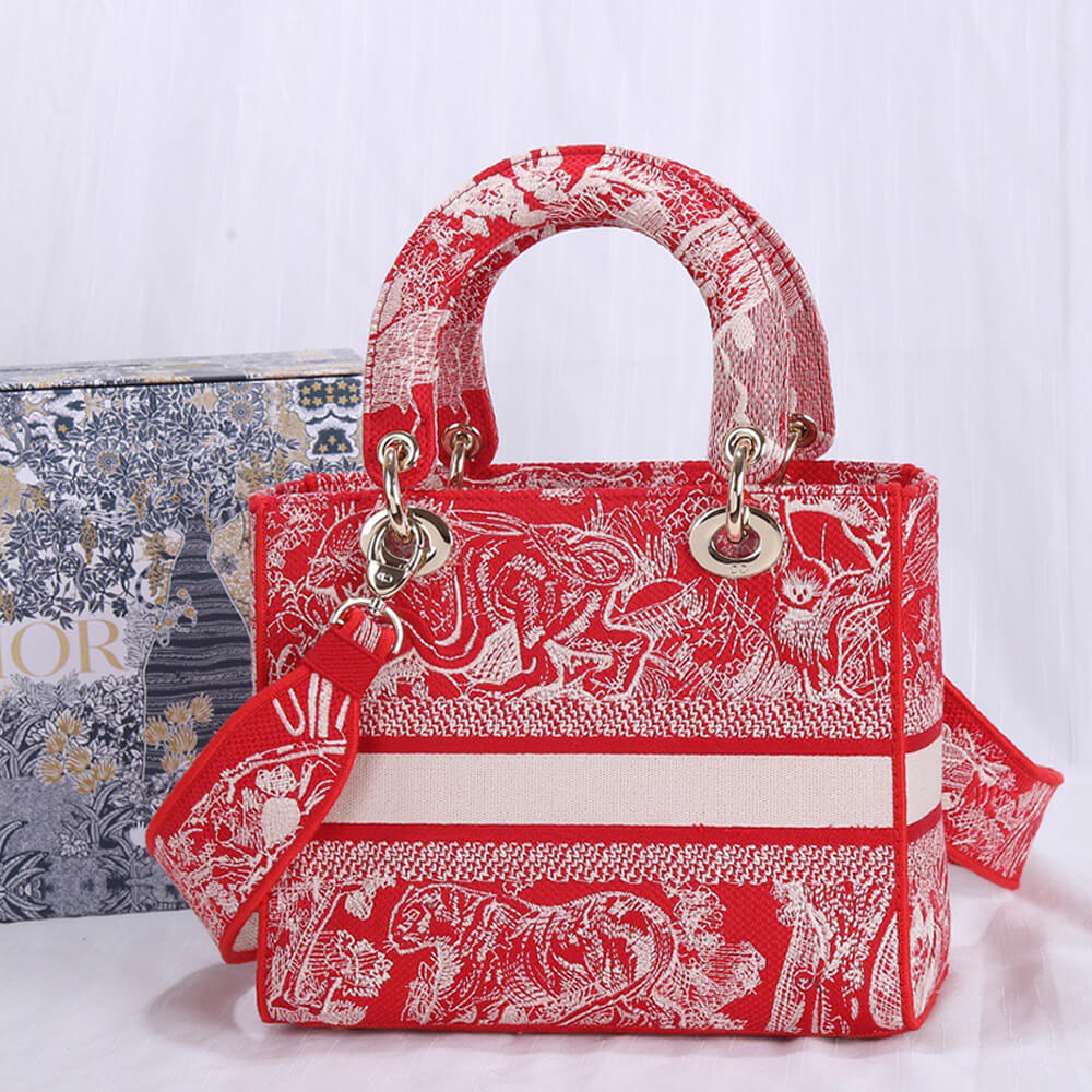 MEDIUM LADY D-LITE BAG - Top Club