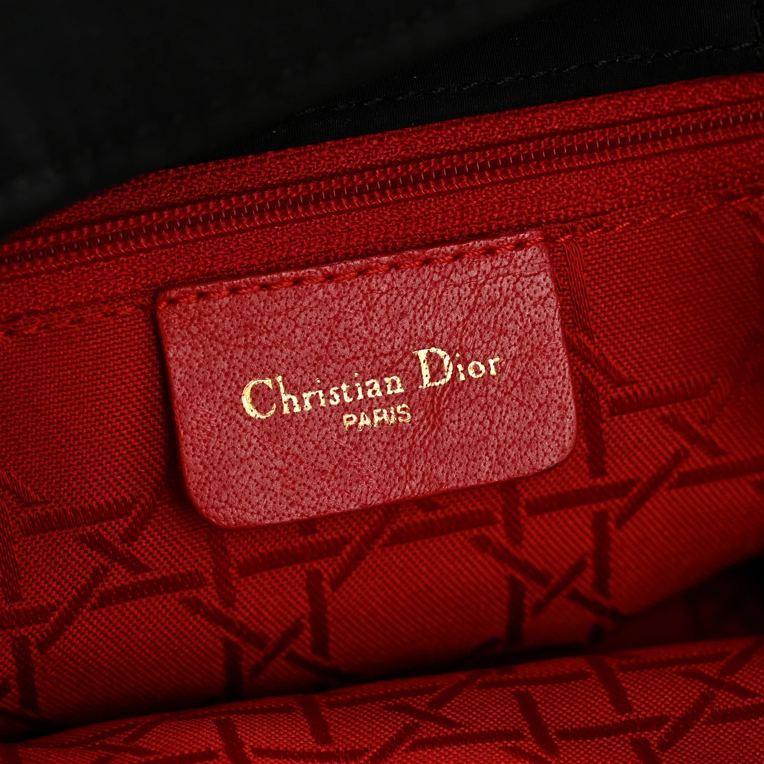 Nylon Cannage Medium Lady Dior Black - Top Club