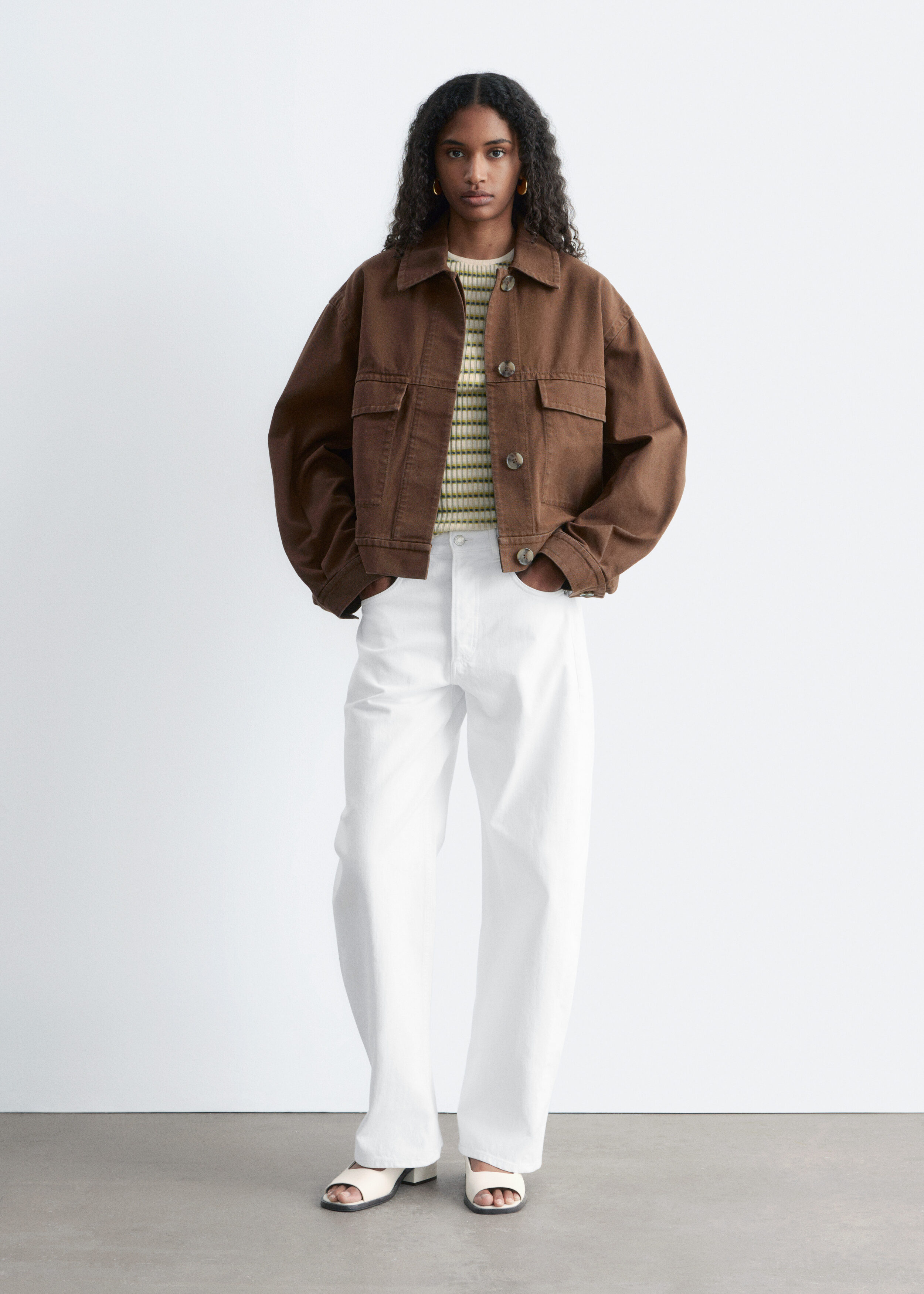 & Other Stories COTTON UTILITY JACKET
