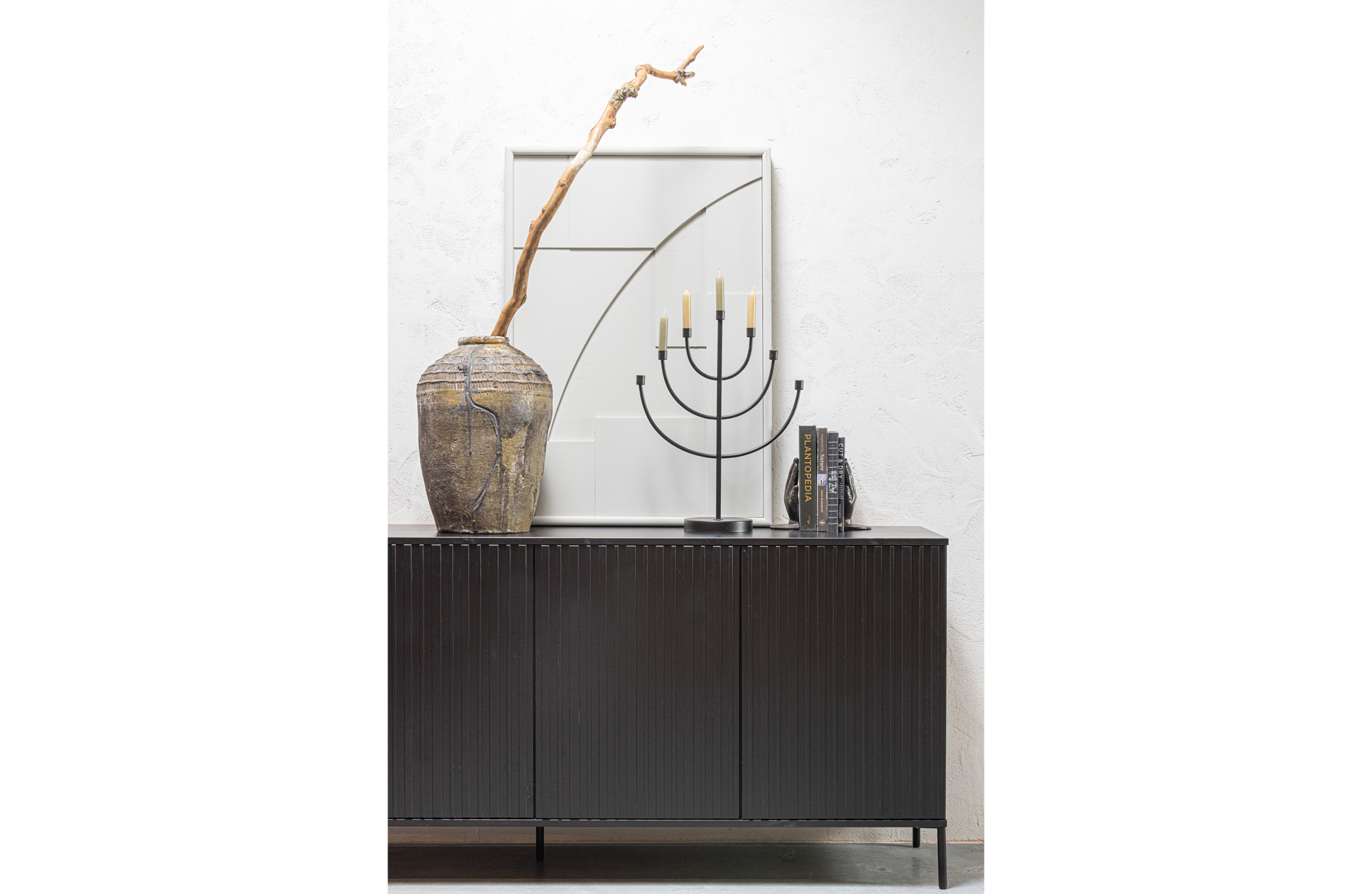 WOOOD Exclusive dressoir New Gravure - Zwart Dressoir New Gravure - Zwart