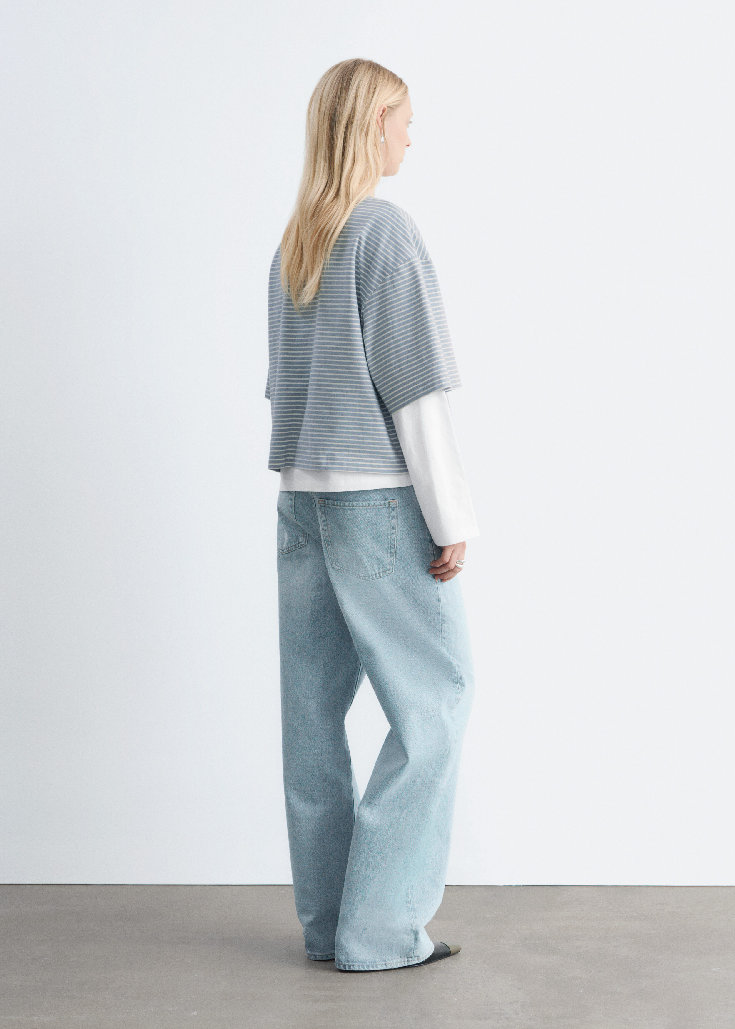 & Other Stories OVERSIZED STRIPED COTTON T-SHIRT