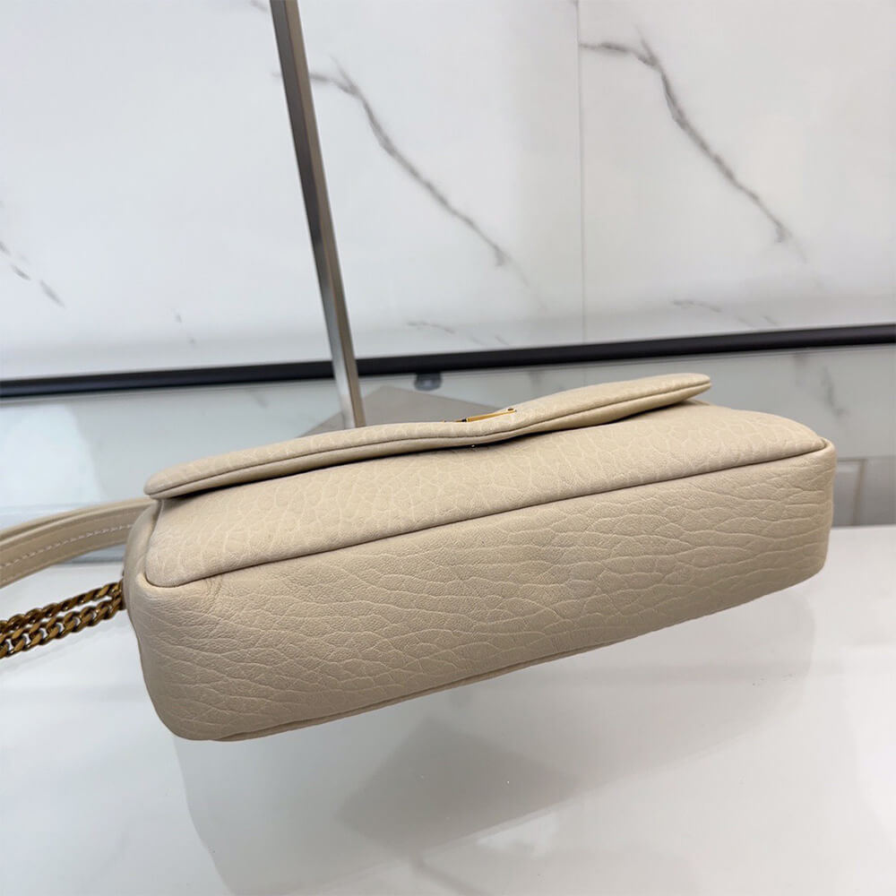 YSL calypso medium in grained lambskin - Top Club